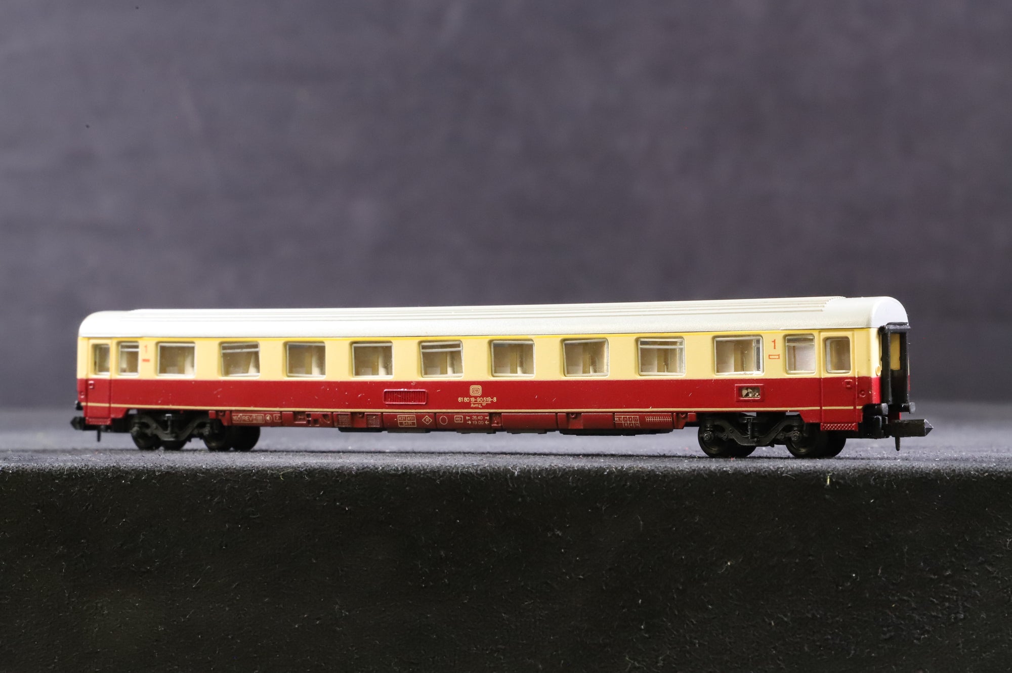 Arnold N Rake Of 2 DB Crimson & Cream Coaches Inc. 3770 & 3771