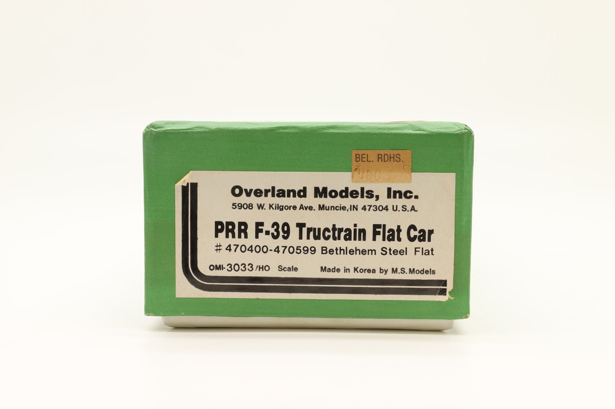 Overland Models HO Brass OMI-3033 PRR F-39 Tructrain Flat Car Unpainted