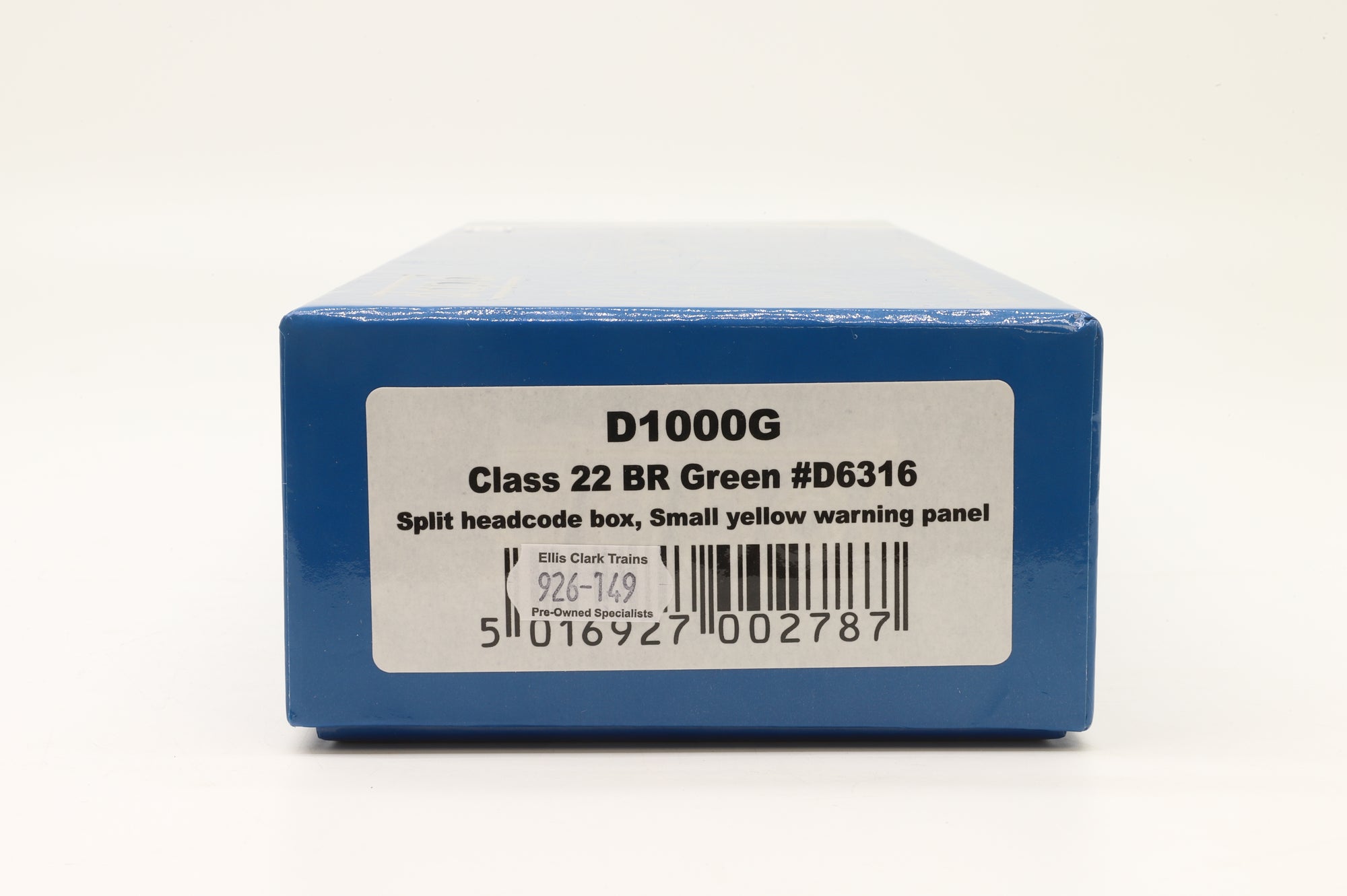 Dapol OO D1000G Class 22 'D6316' BR Green Split Headcode Box SYWP