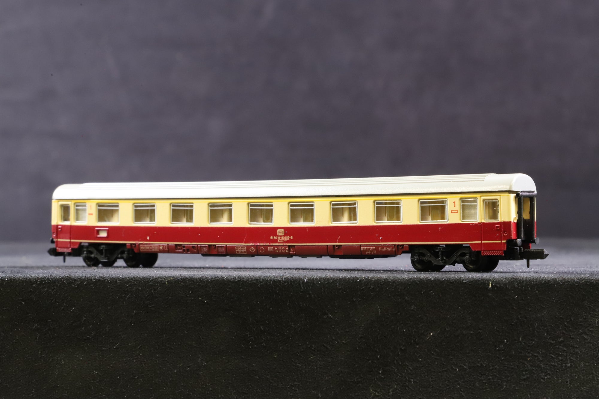 Arnold N Rake Of 2 DB Crimson & Cream Coaches Inc. 3770 & 3771