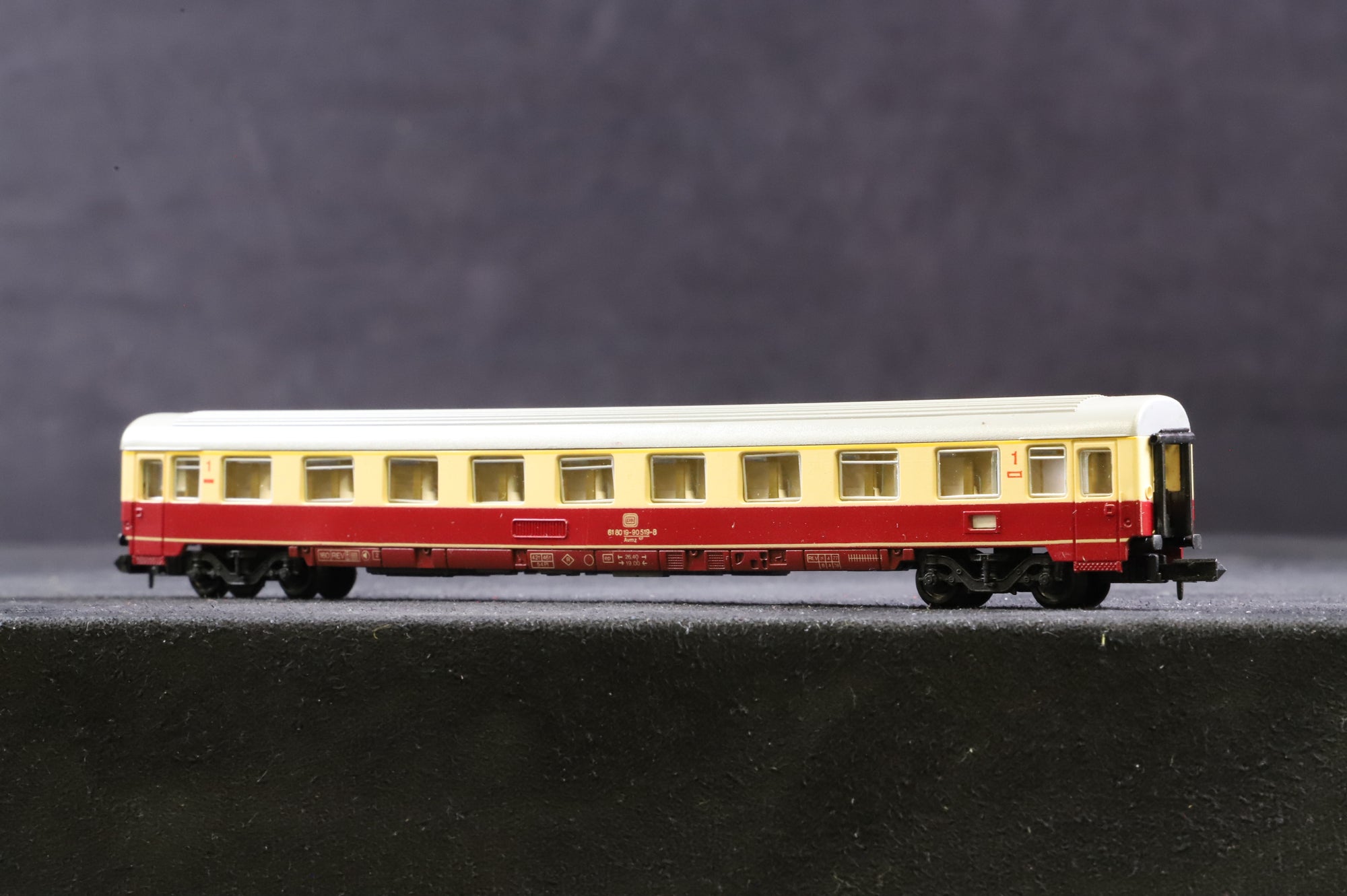 Arnold N Rake Of 2 DB Crimson & Cream Coaches Inc. 3770 & 3771