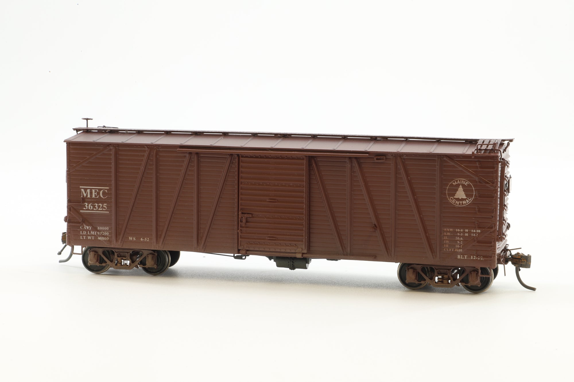Overland Models HO Brass OMI-3099 Box Car MEC USRA 42' Pro Paint '36325' Weathered