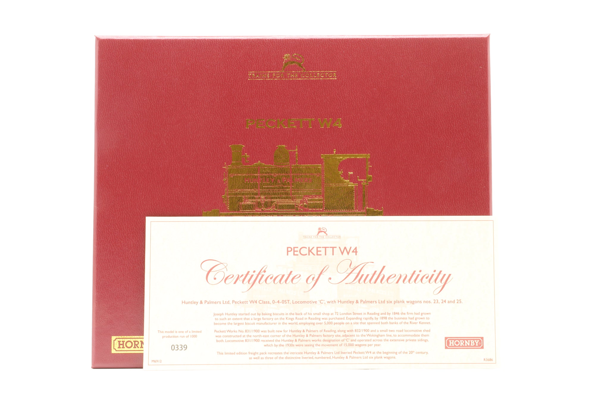 Hornby OO R3686 Huntley & Palmers Peckett Train Pack