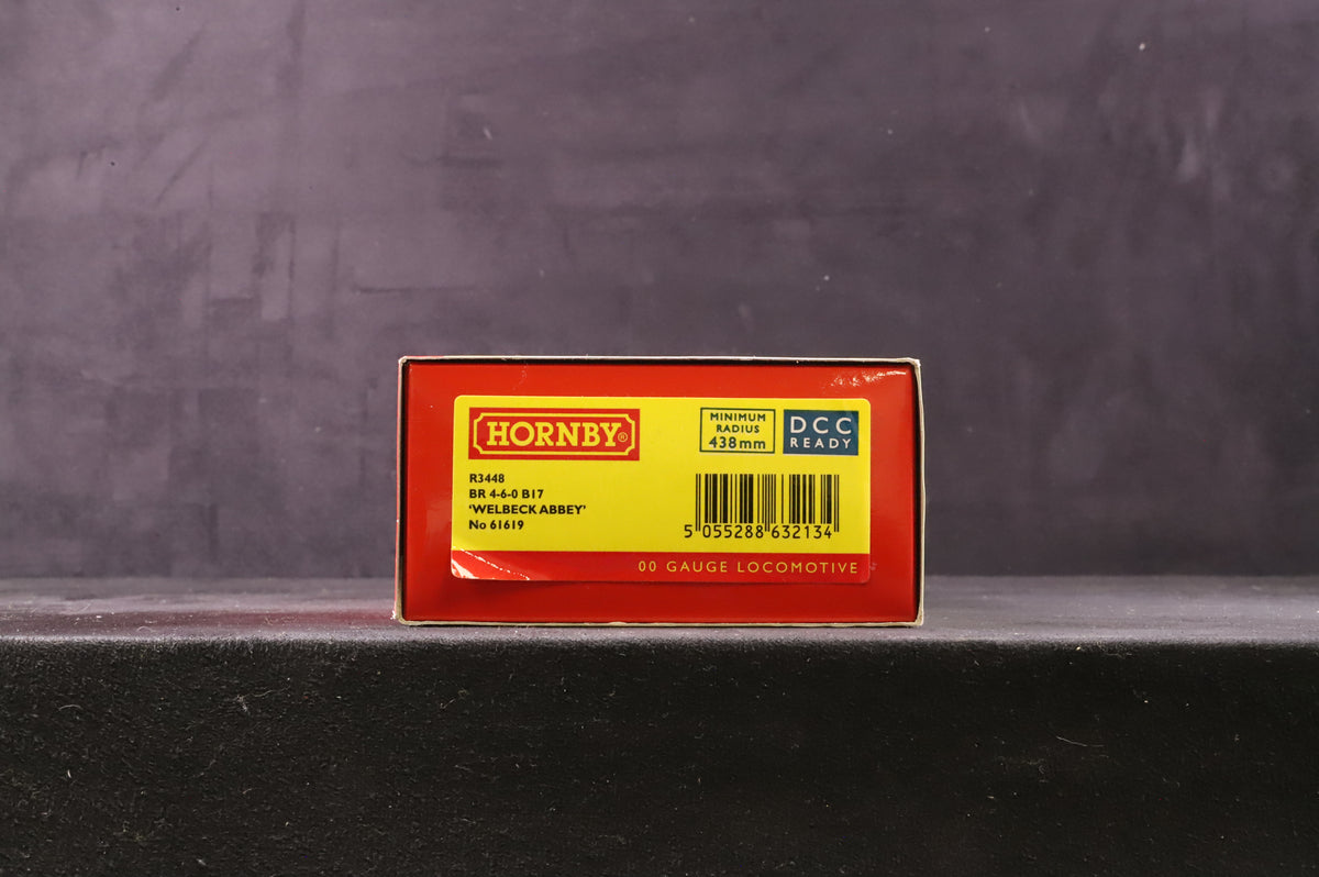 Hornby OO R3448 BR 4-6-0 B17 &#39;Welbeck Abbey&#39; &#39;61619&#39;