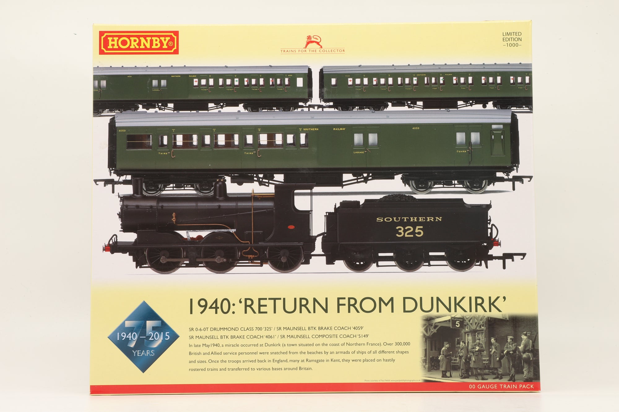 Hornby OO R3302 1940:'Return from Dunkirk' Train Pack Limited Edition 672/1000