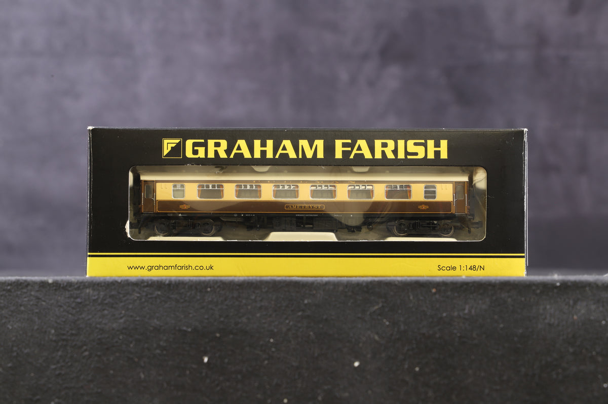 Graham Farish N Rake of 3 Pullman Coaches, Inc. 374-200B, 230A &amp; 240