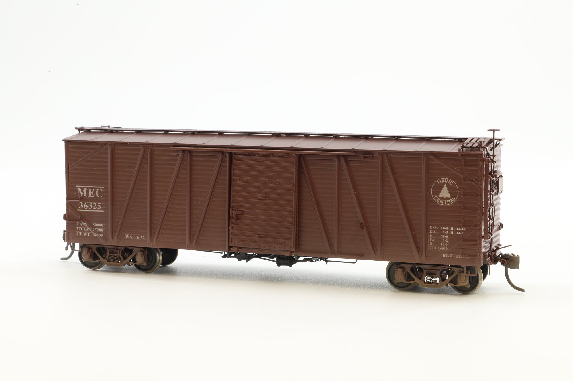 Overland Models HO Brass OMI-3099 Box Car MEC USRA 42' Pro Paint '36325' Weathered