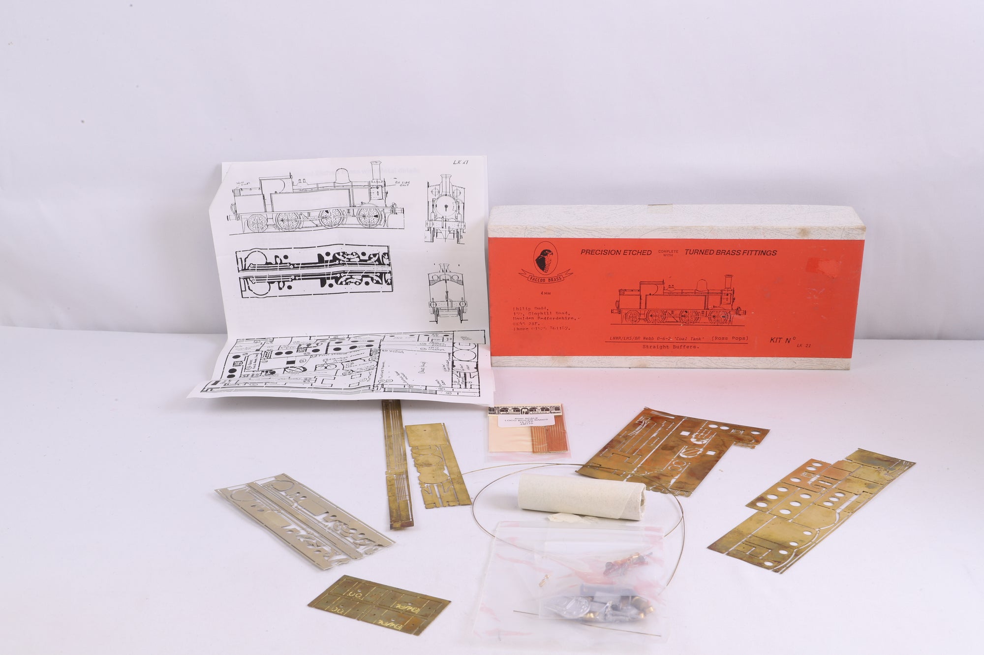 Falcon Brass OO LK21 LNWR/LMS/BR Webb 0-6-2 'Coal Tank' Kit