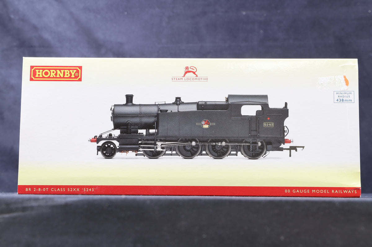 Hornby OO R3126 BR 2-8-0T Class 52XX &#39;5243&#39;