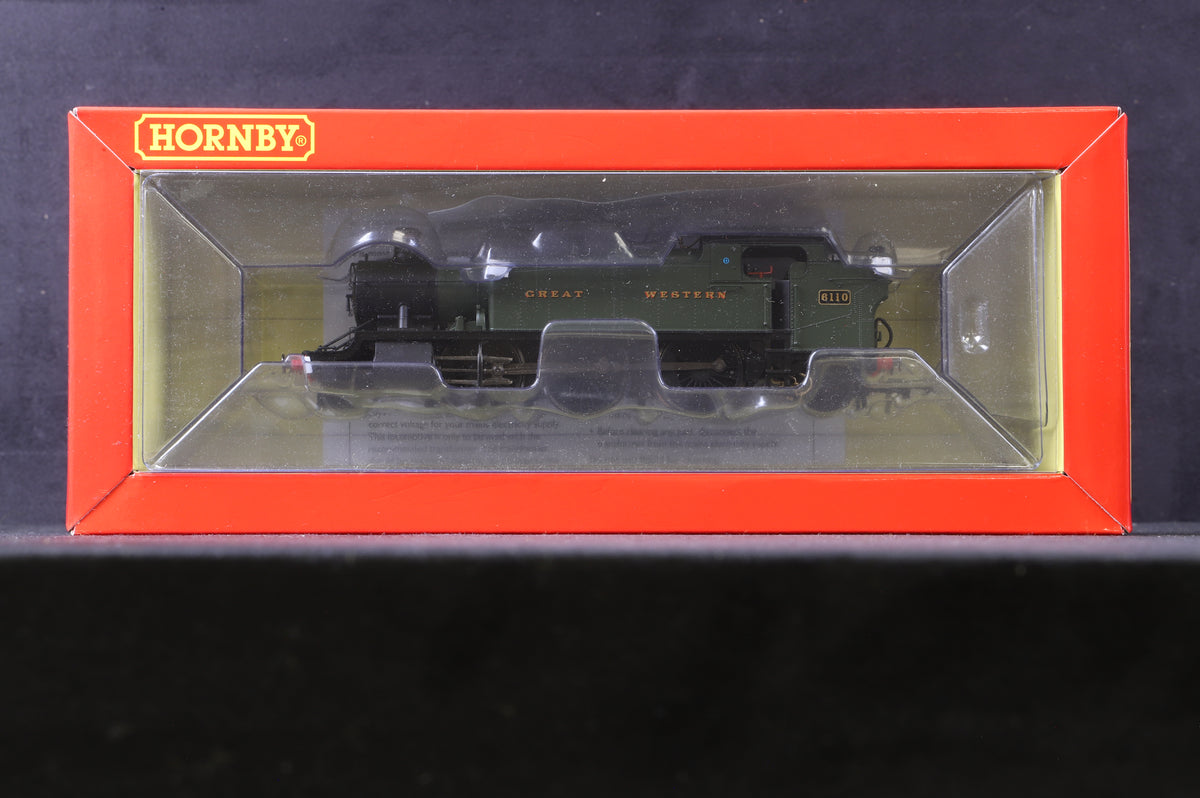 Hornby OO R3721 Class 61XX &#39;Large Prairie&#39; 6110 in GWR Green