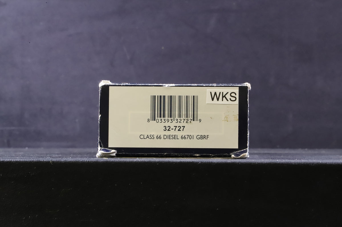 WORKSHOP Bachmann OO 32-727 Class 66 66701 in GBRF Livery - Heavily Weathered