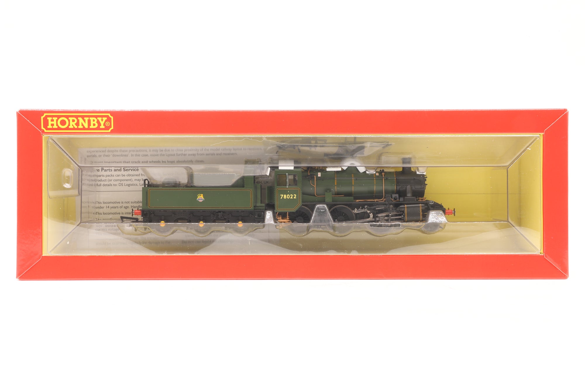 Hornby OO R3837 Standard 2MT 78022 in KWVR BR Green Livery