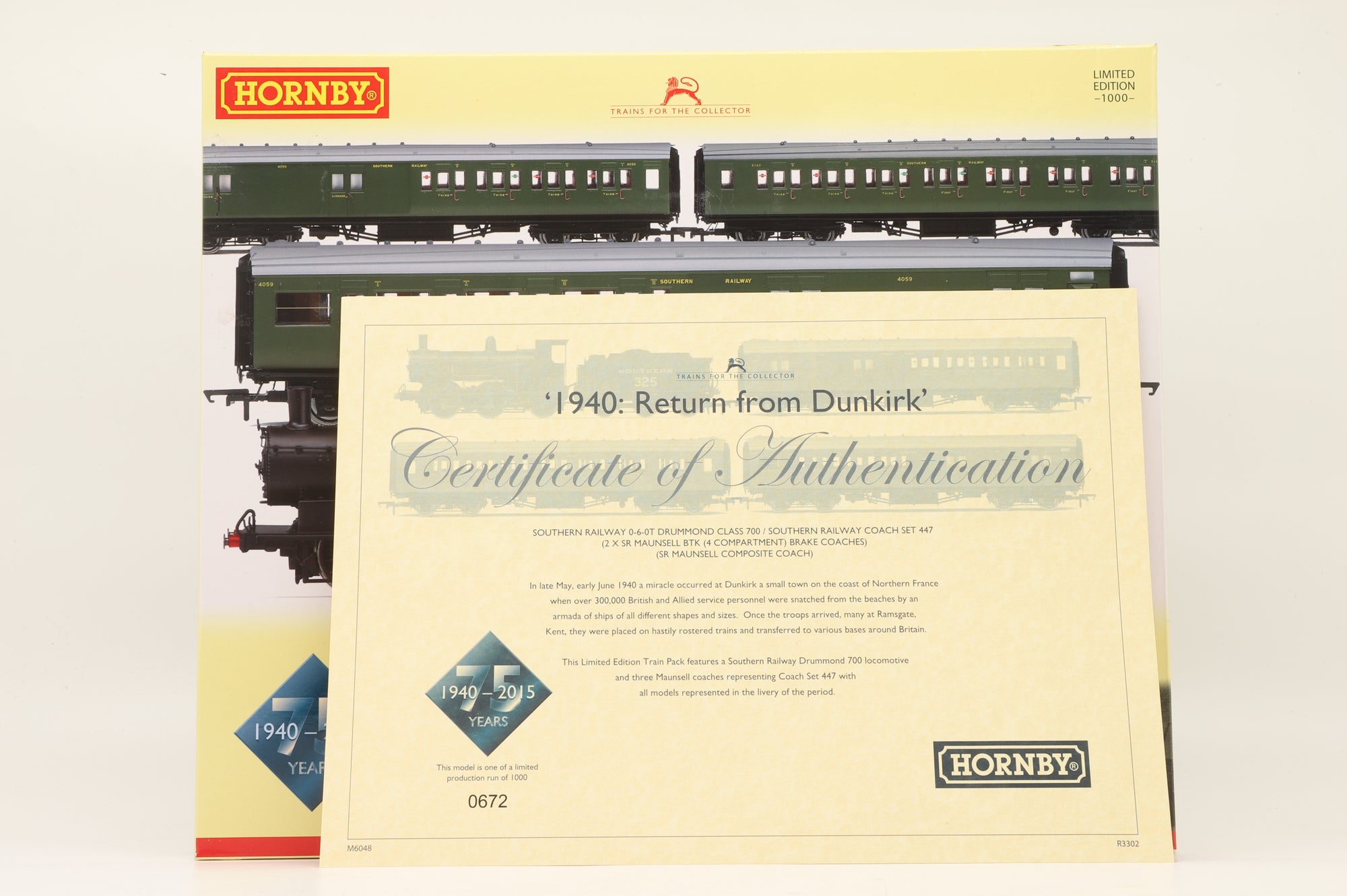 Hornby OO R3302 1940:'Return from Dunkirk' Train Pack Limited Edition 672/1000