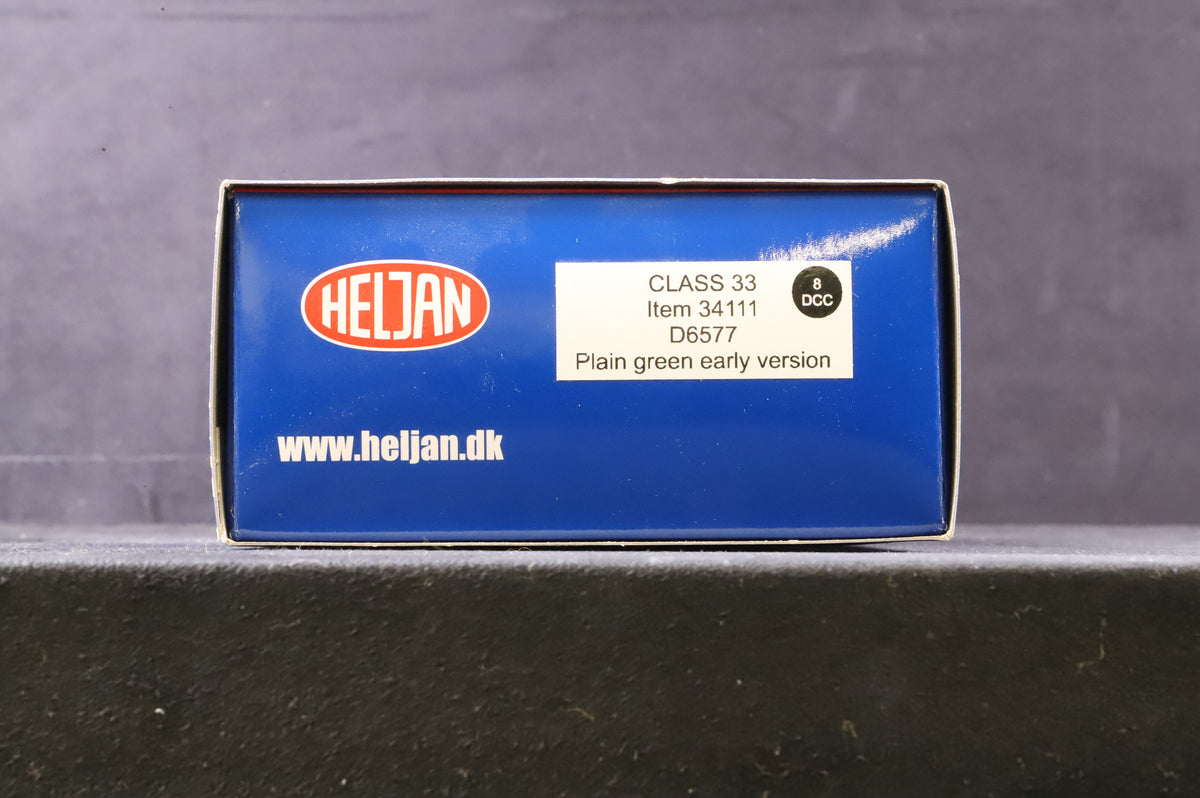 Heljan OO 3411 Class 33/0 Diesel &#39;D6577&#39; BR Green