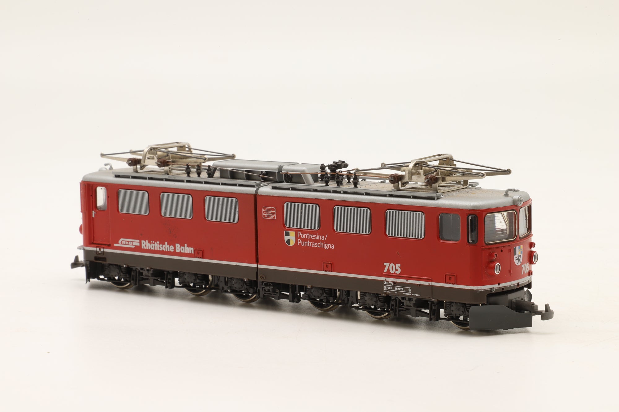 BEMO HOm Ge 6/6 II #705 'Pontresina/Puntraschigna' in RhB Red