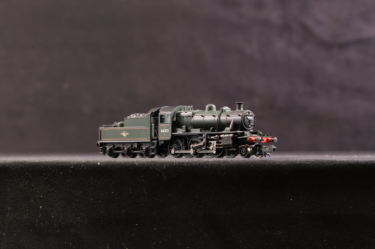 Graham Farish N 372-625 Ivatt Class 2MT &#39;46521&#39; BR Green Late Crest