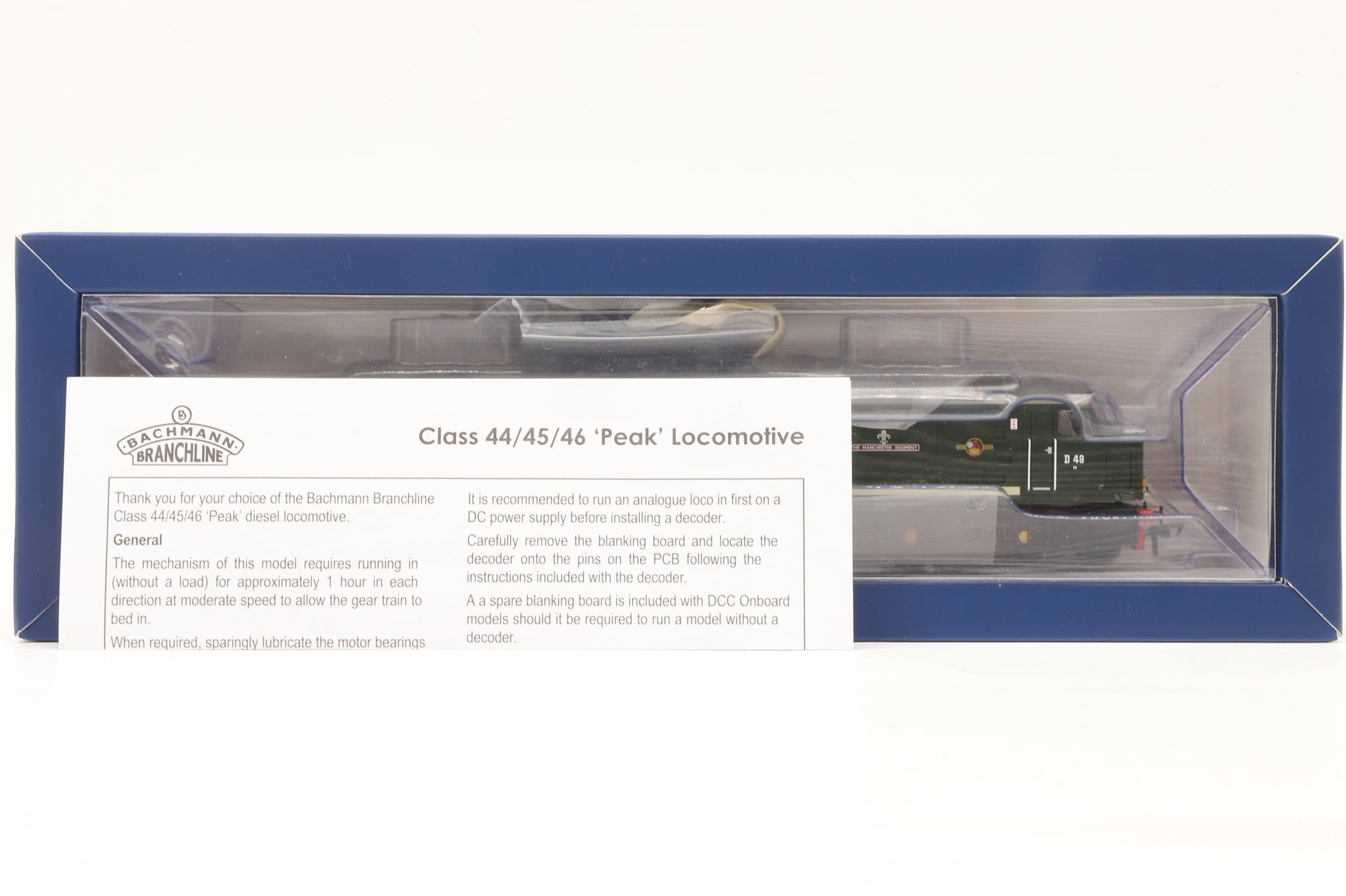 Bachmann OO 32-678A Class 45 No. D49 'Manchester Regiment' BR Green (Small Yellow Panels)