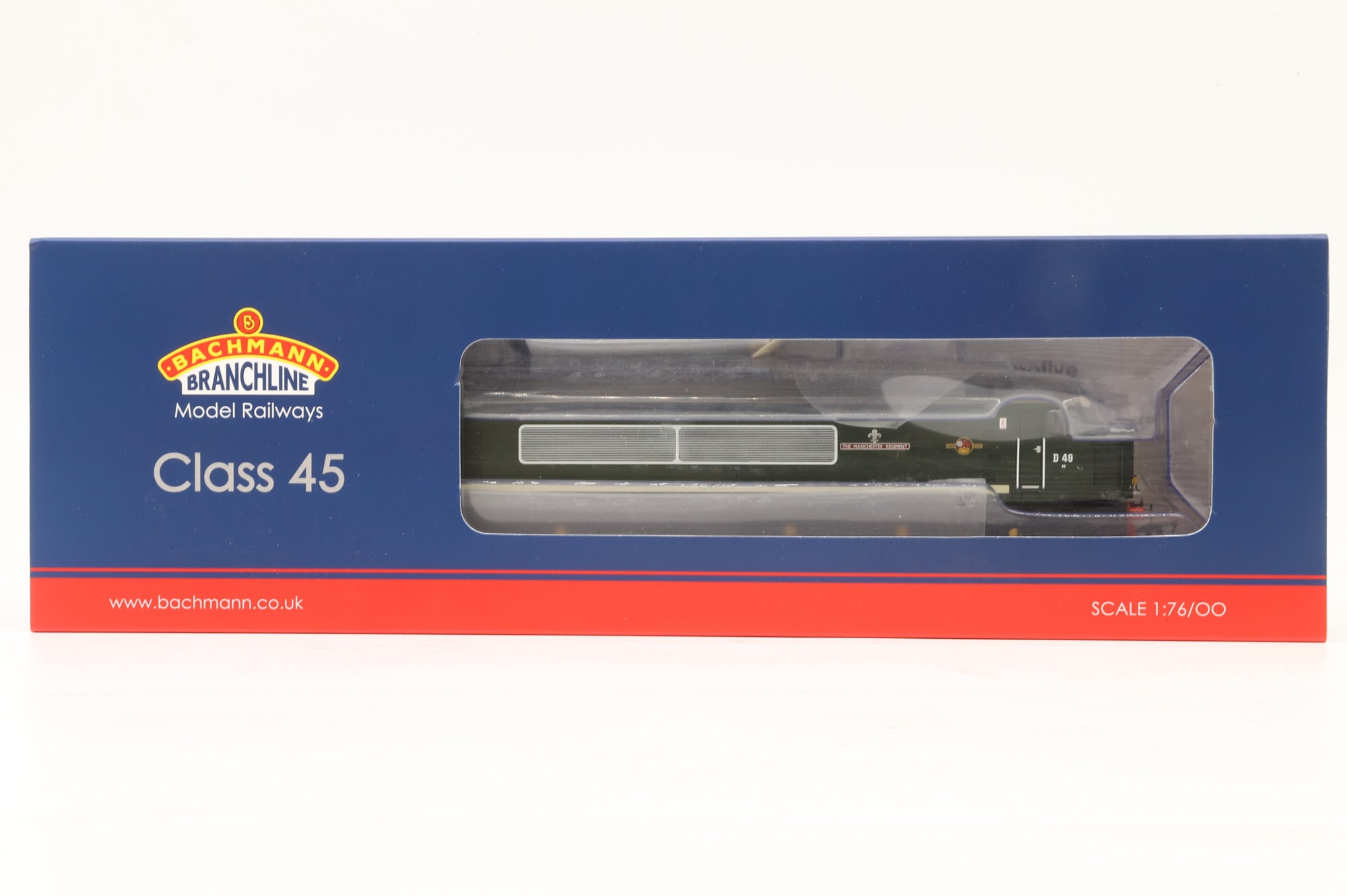 Bachmann OO 32-678A Class 45 No. D49 'Manchester Regiment' BR Green (Small Yellow Panels)