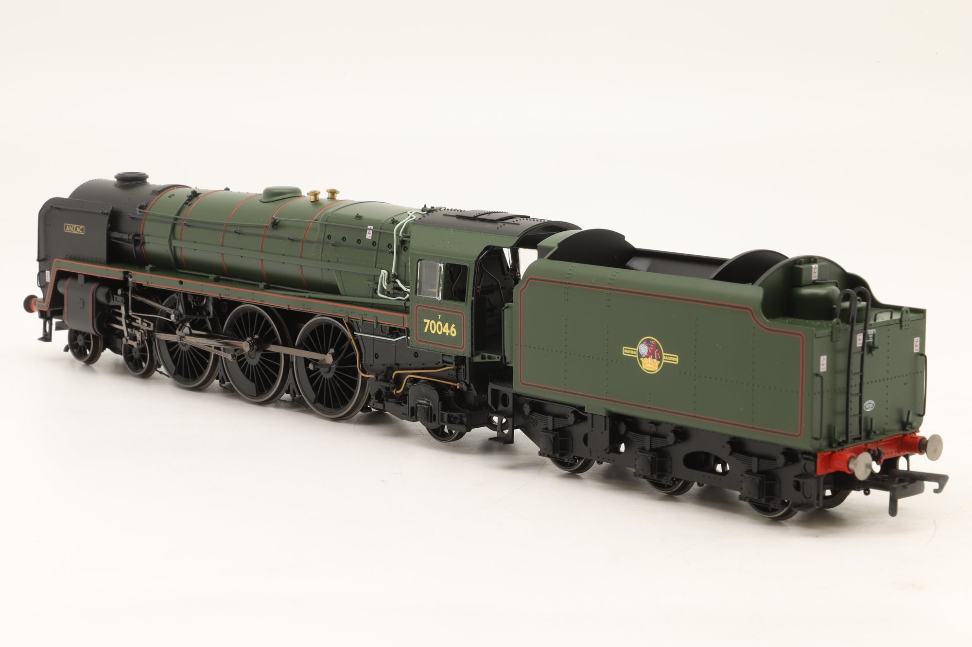 Hornby OO R3643 Britannia Class 70046 'ANZAC' in Lined BR Green w/ Late Crests