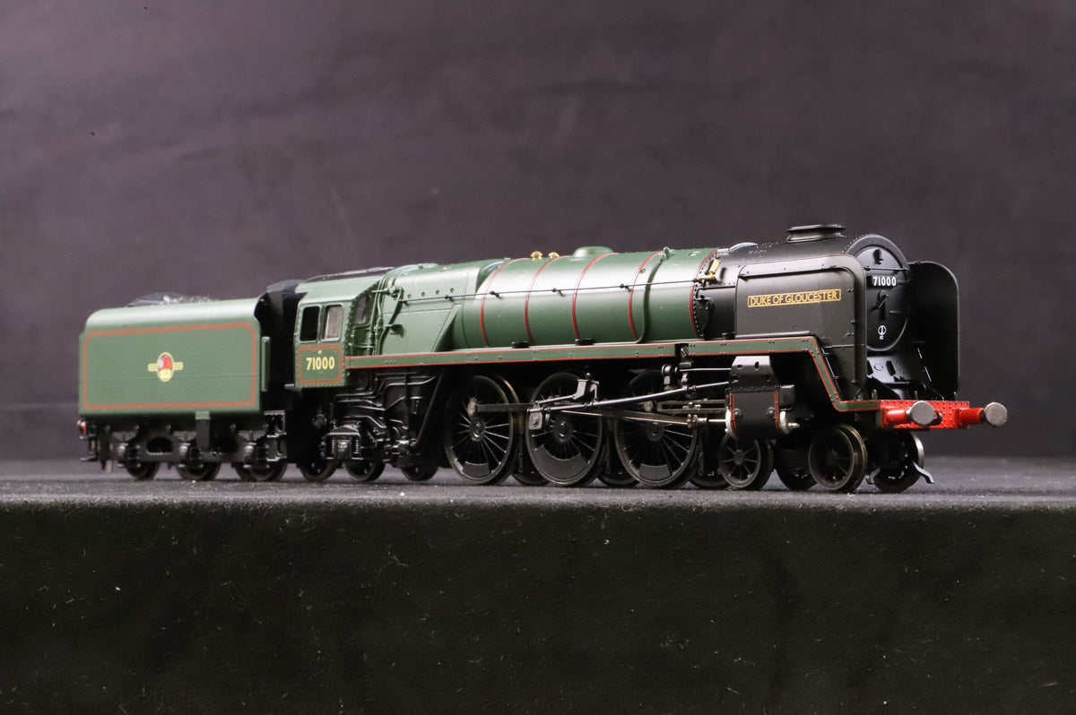 Hornby OO Standard Class 8P &#39;71000&#39; &#39;Duke of Gloucester&#39; BR Lined Green L/C