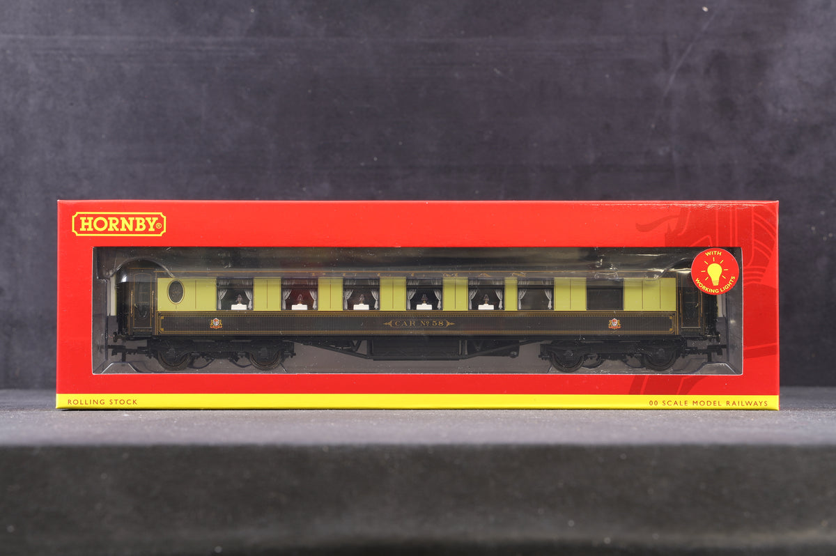 Hornby OO R4741 8 Wheel Pullman 2nd Class Kitchen Car &#39;58&#39; With Lights