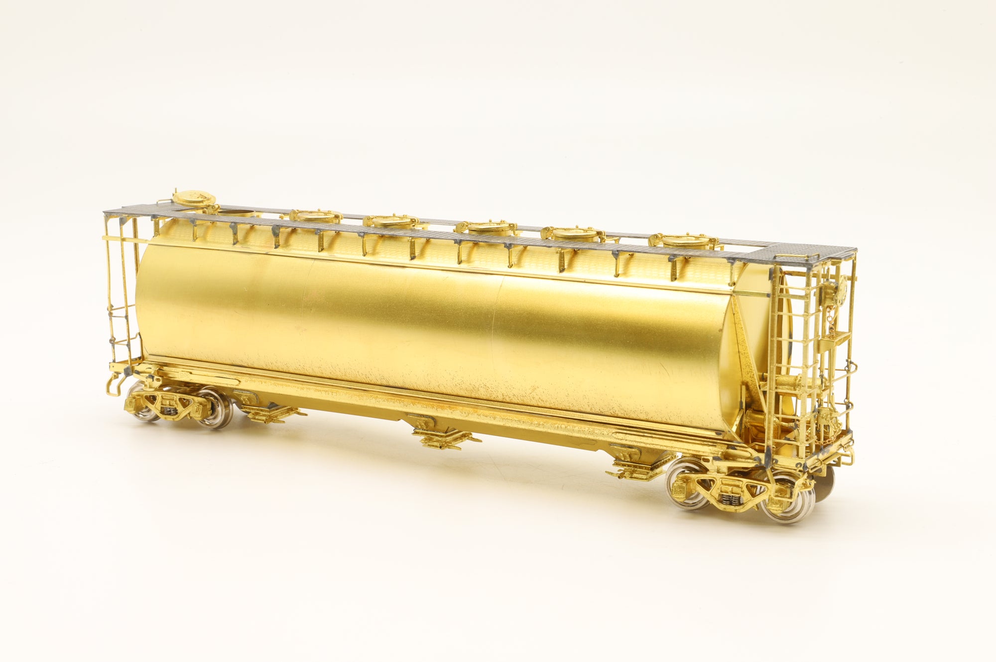 Overland Models HO Brass 3039 ACF Cylindrical Covered Hopper Unpainted
