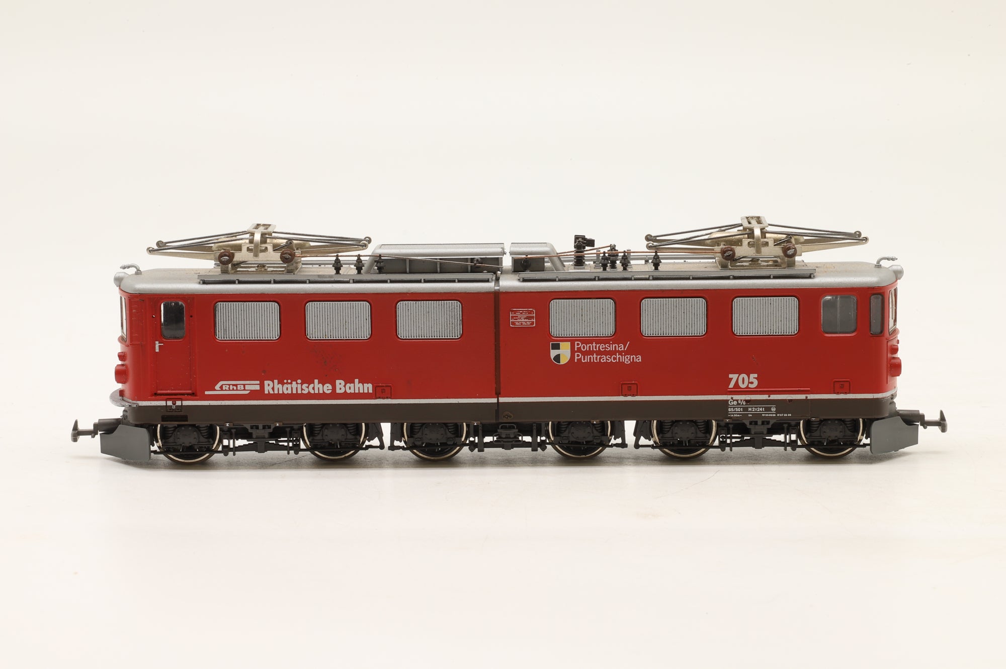BEMO HOm Ge 6/6 II #705 'Pontresina/Puntraschigna' in RhB Red
