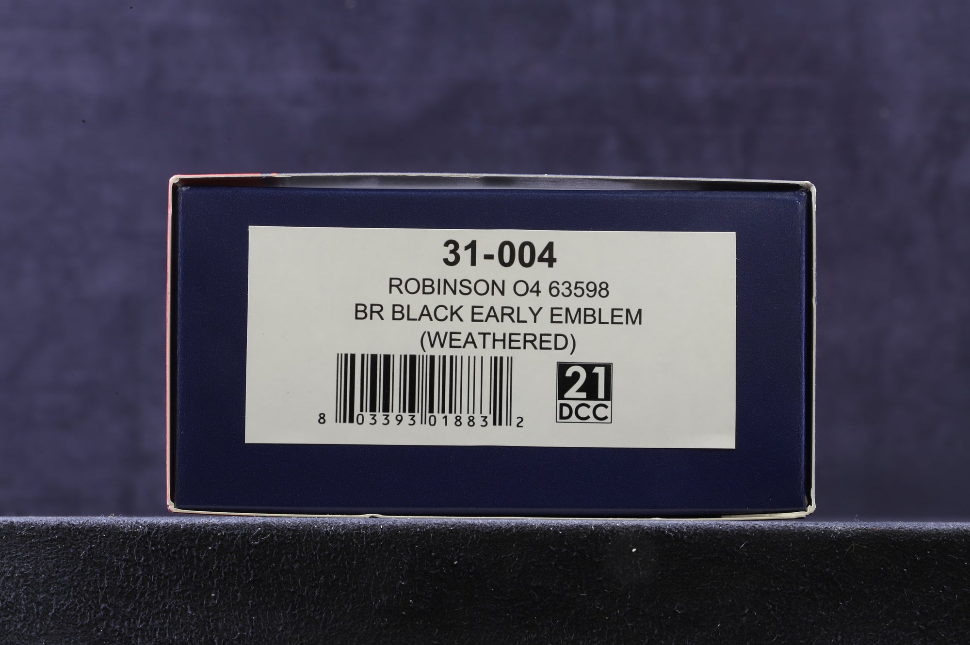 Bachmann OO 31-004 Robinson O4 63598 in BR Black with Early Crests - Weathered