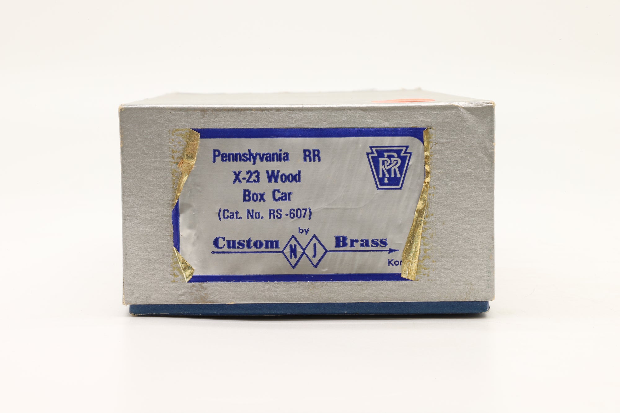 NJ Custom Brass HO RS-607 X-23 Wood Box Car Unpainted – No Bogies