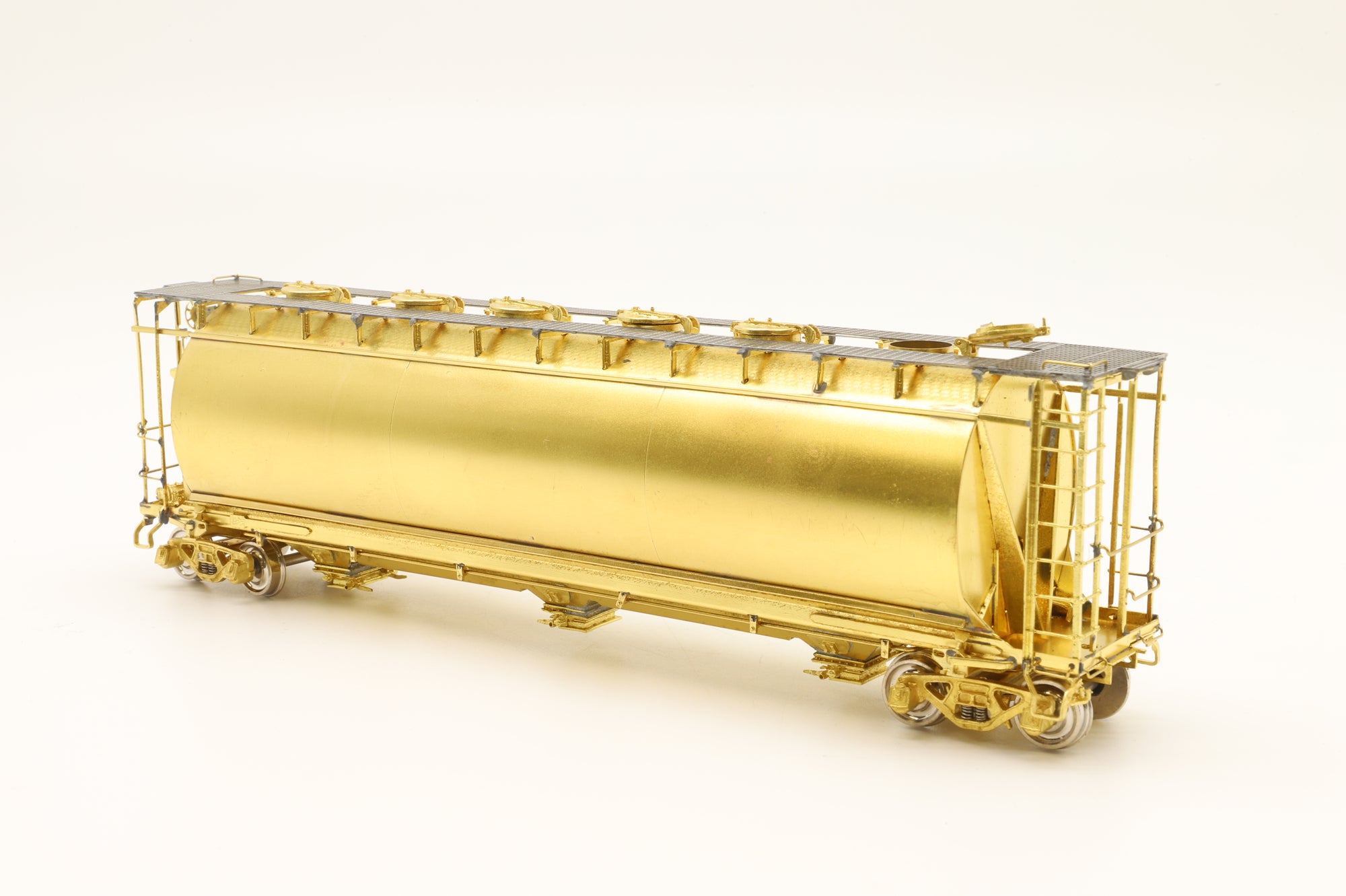 Overland Models HO Brass 3039 ACF Cylindrical Covered Hopper Unpainted