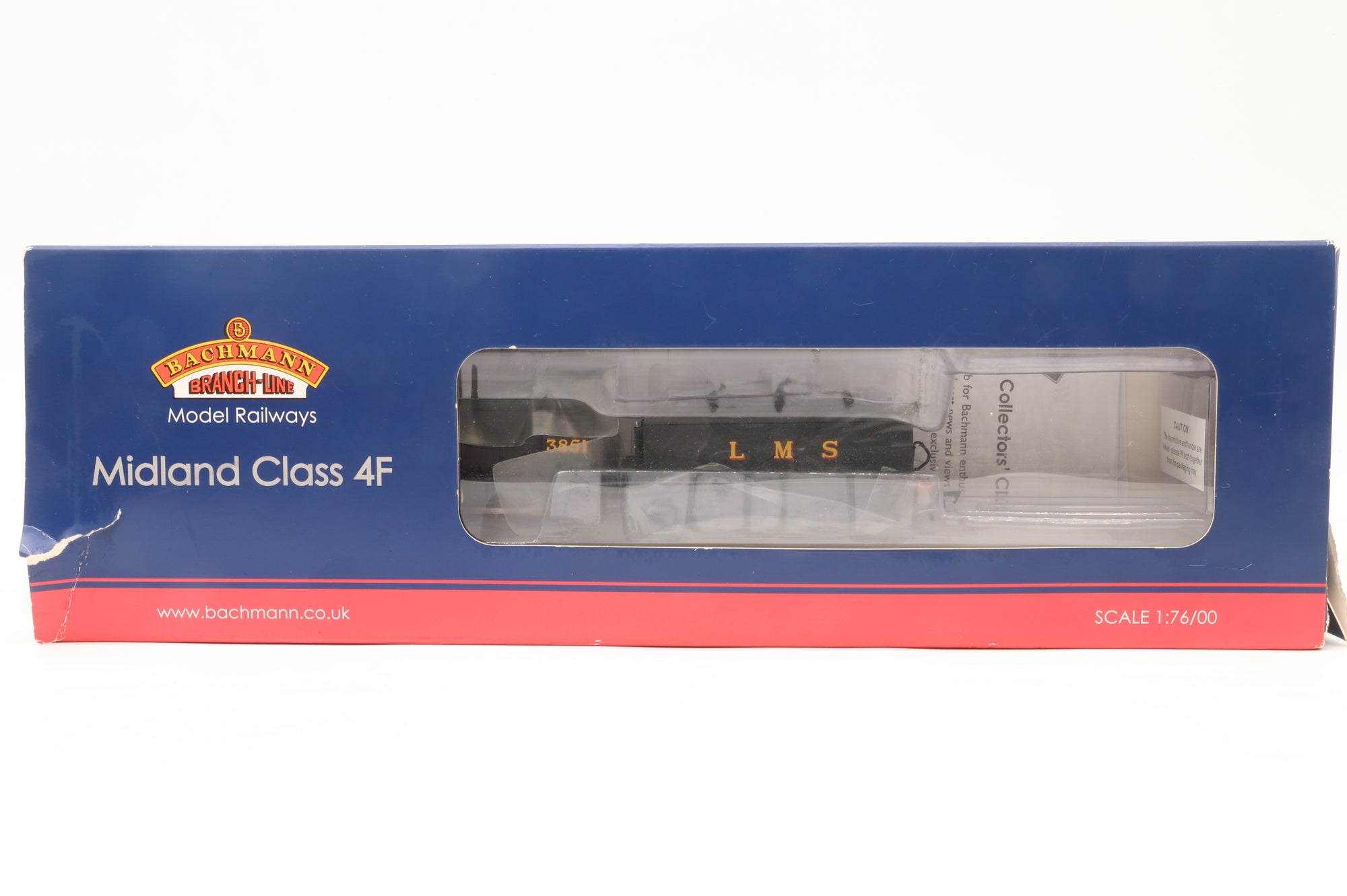 Bachmann OO 31-880 Class 4F 0-6-0 '3851' LMS Black, DCC Fitted