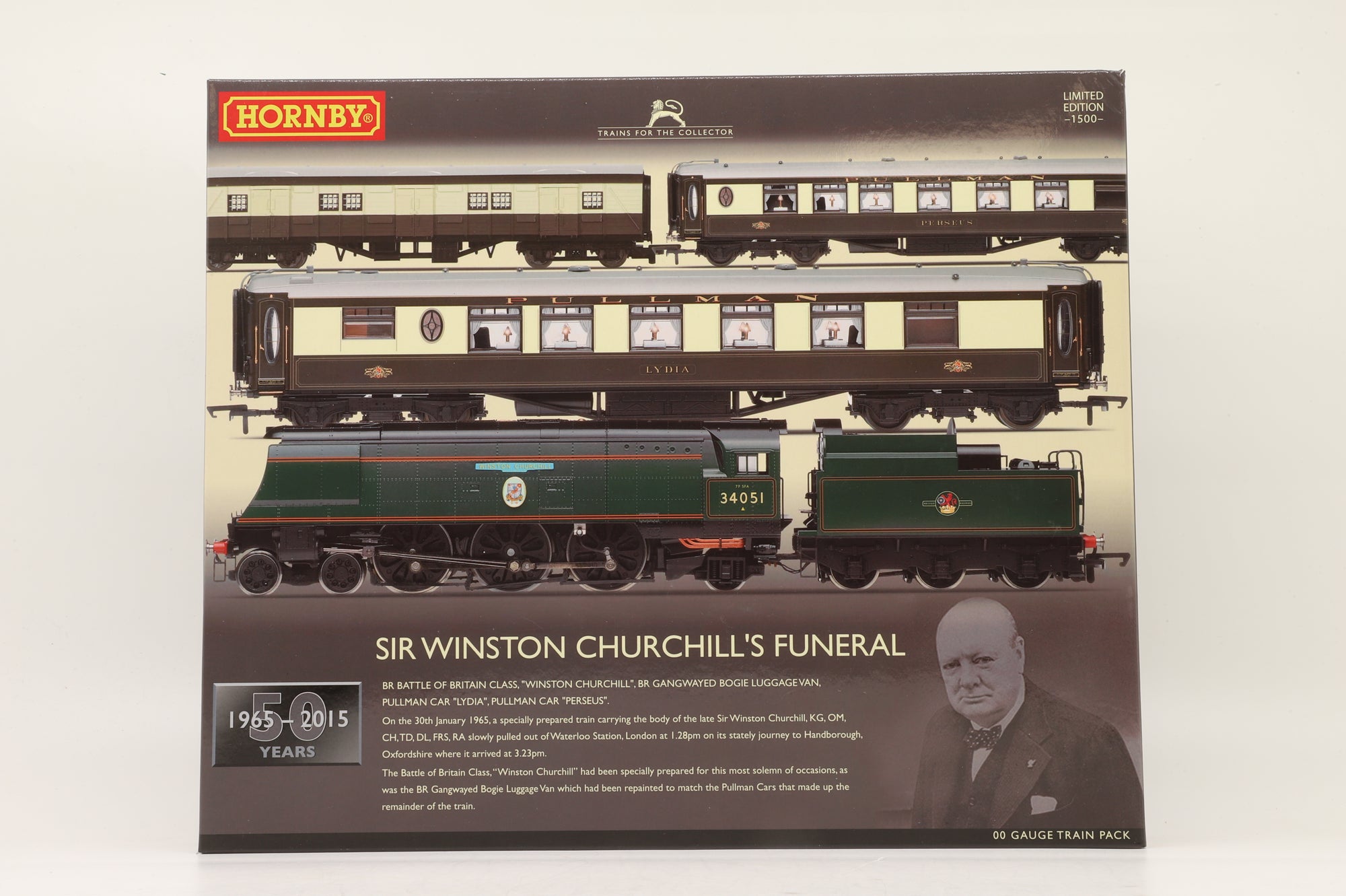 Hornby OO R3300 Sir Winston Churchill's Funeral Train Pack Limited Edition 1186/1500