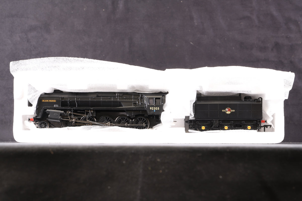 Bachmann OO 32-850K Standard Class 9f &#39;92203&#39; &#39;Black Prince&#39; BR Black L/C BR1G Tender Ltd Ed 266/ 504