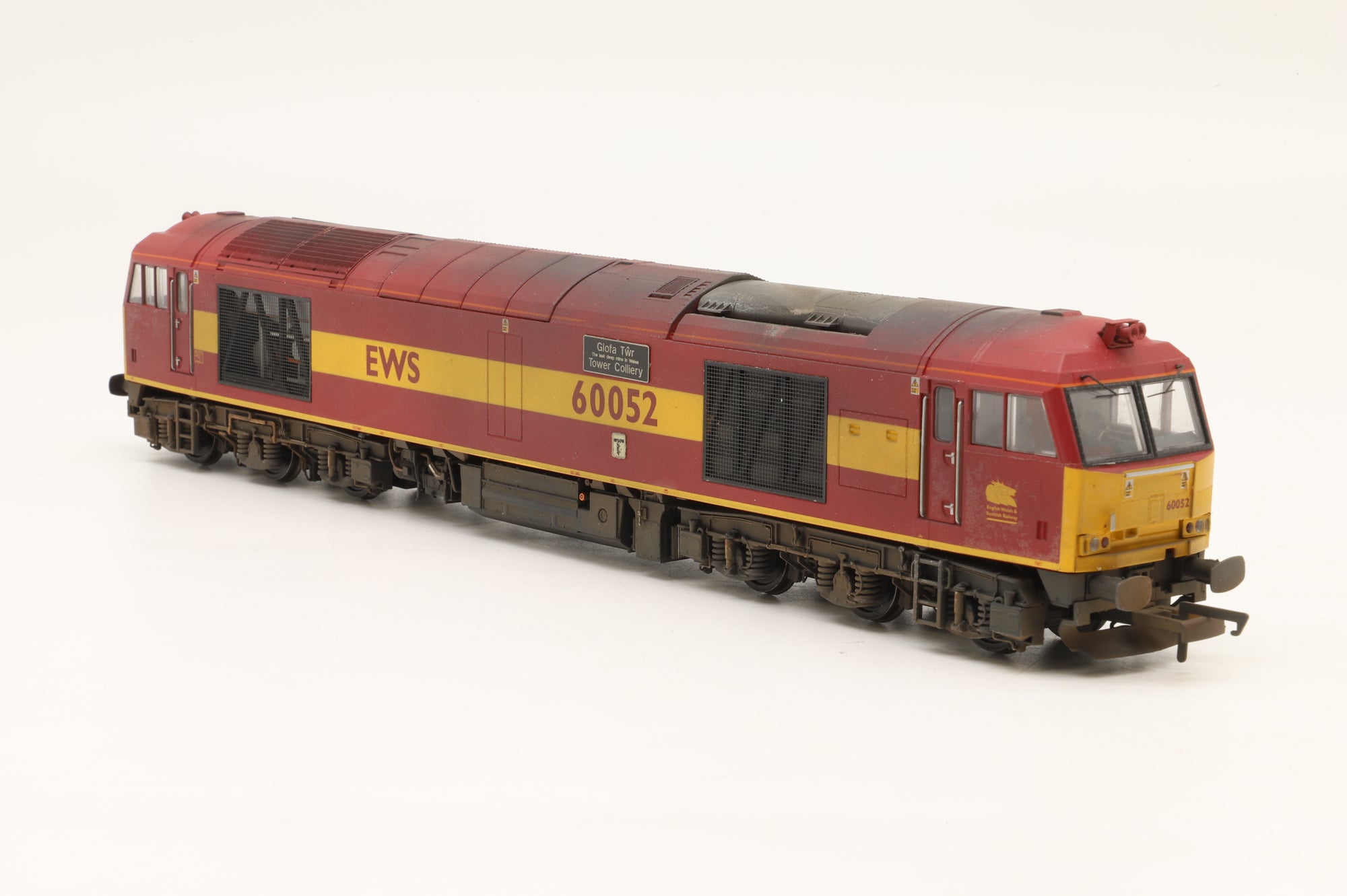 Accurascale OO Class 60 60052 'Glofa Tŵr - Tower Colliery' in EWS Livery – Renamed/Renumbered & Weathered