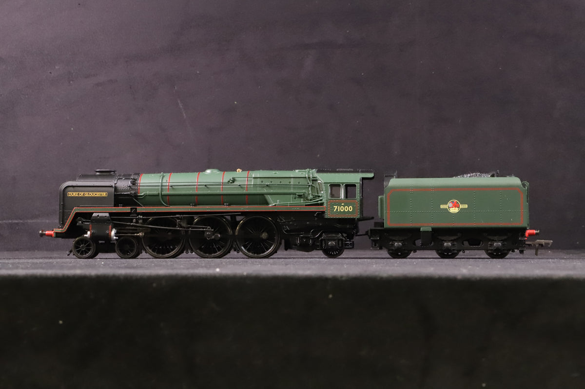 Hornby OO Standard Class 8P &#39;71000&#39; &#39;Duke of Gloucester&#39; BR Lined Green L/C