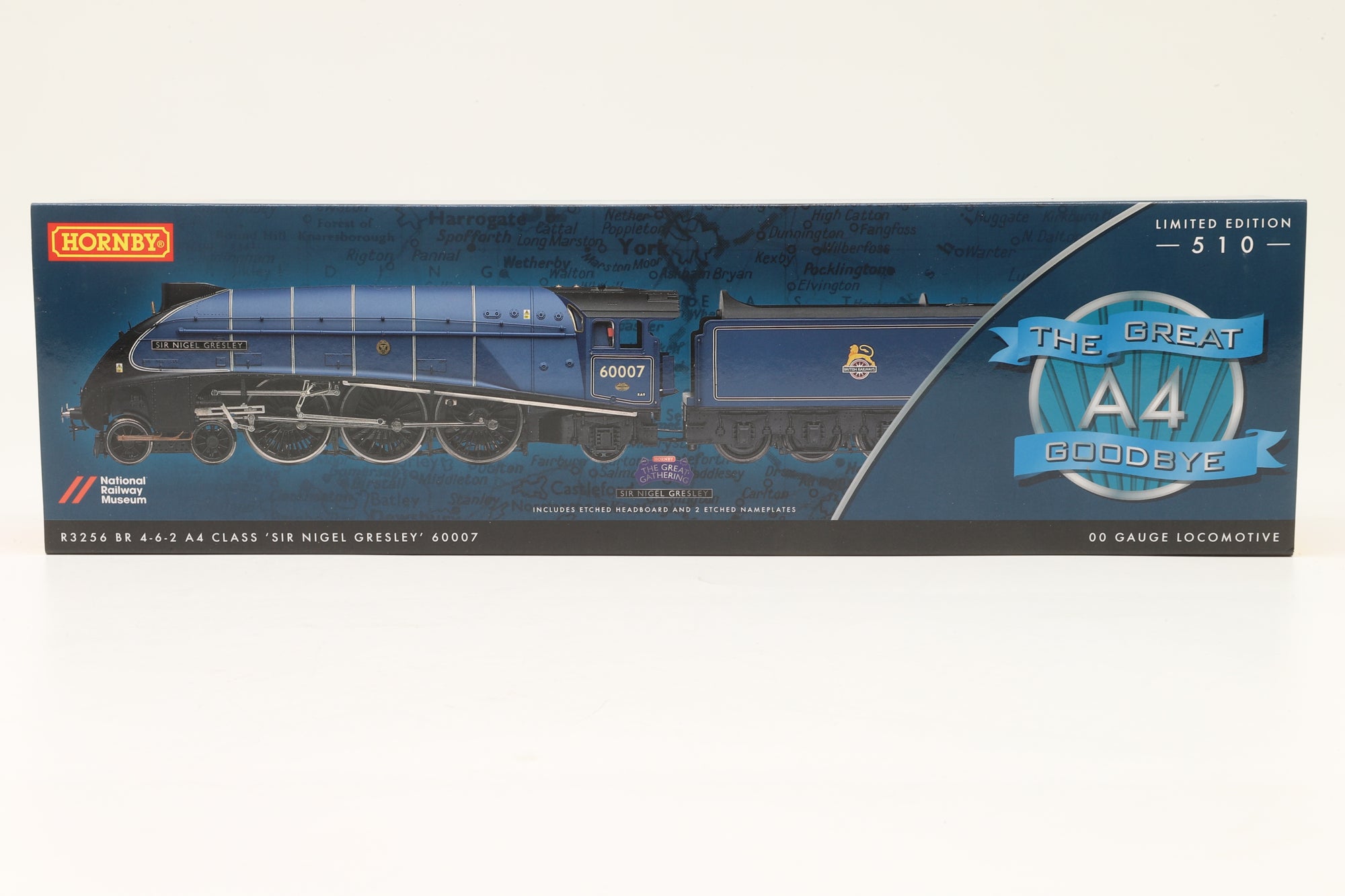 Hornby OO The Great A4 Goodbye Set Ltd Ed 164/ 510 Inc. R3251, R3252, R3253, R3254, R3255 & R3256 & Display Cabinet
