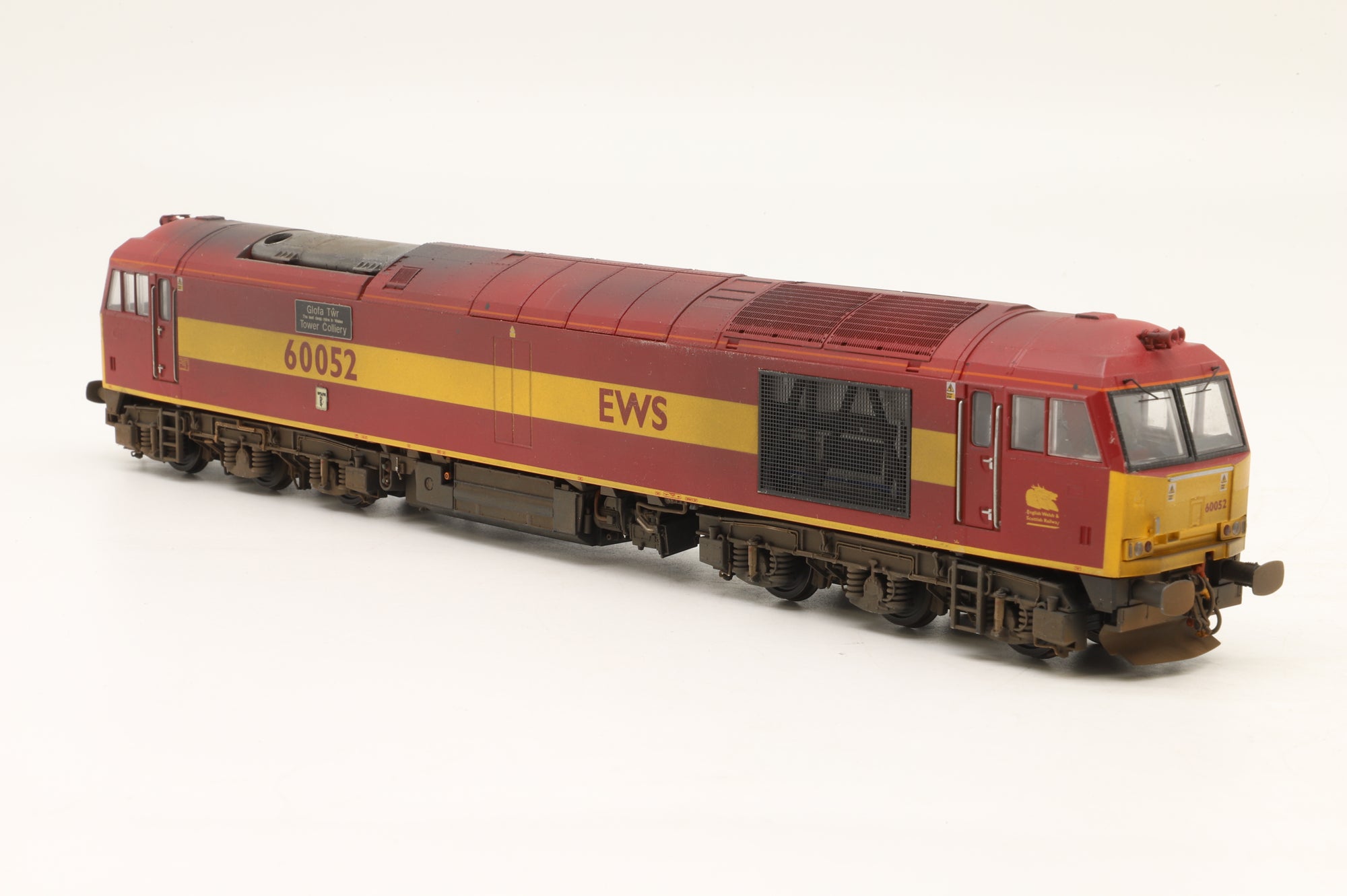 Accurascale OO Class 60 60052 'Glofa Tŵr - Tower Colliery' in EWS Livery – Renamed/Renumbered & Weathered