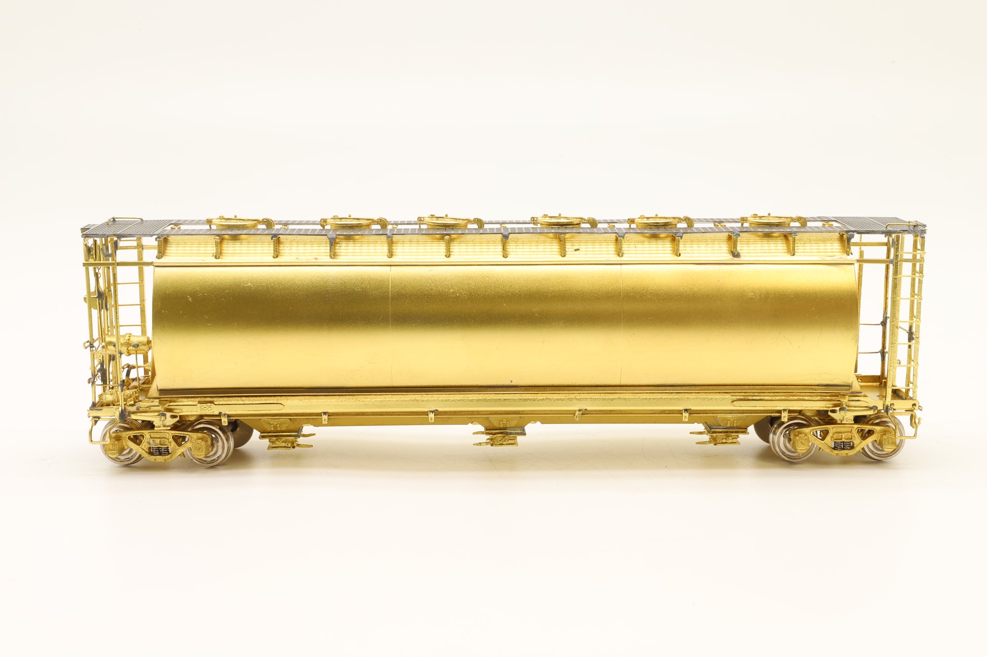 Overland Models HO Brass 3039 ACF Cylindrical Covered Hopper Unpainted