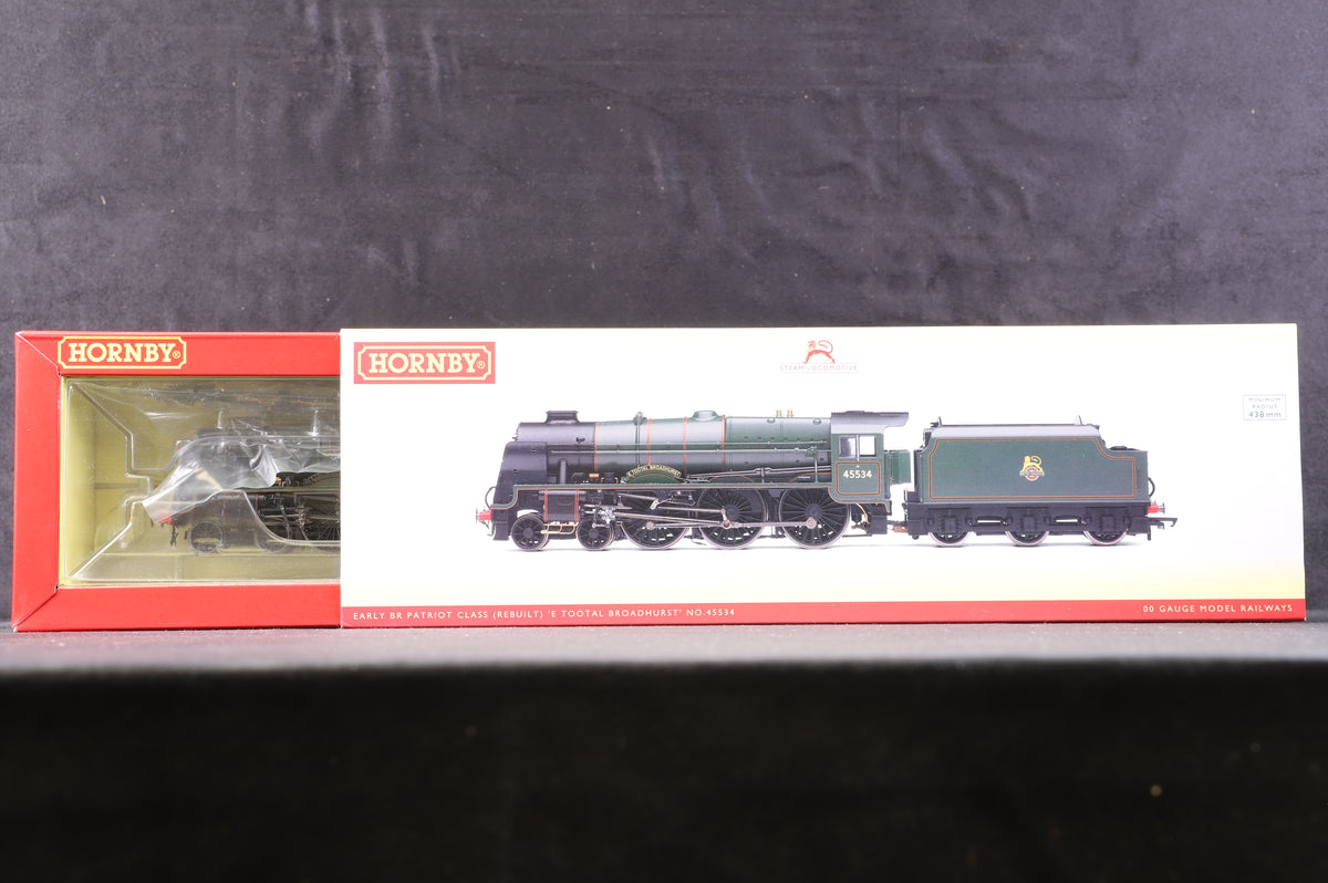 Hornby OO R3633 Early BR Rebuilt Patriot Class &#39;E Tootal Broadhurst&#39; &#39;45534&#39;