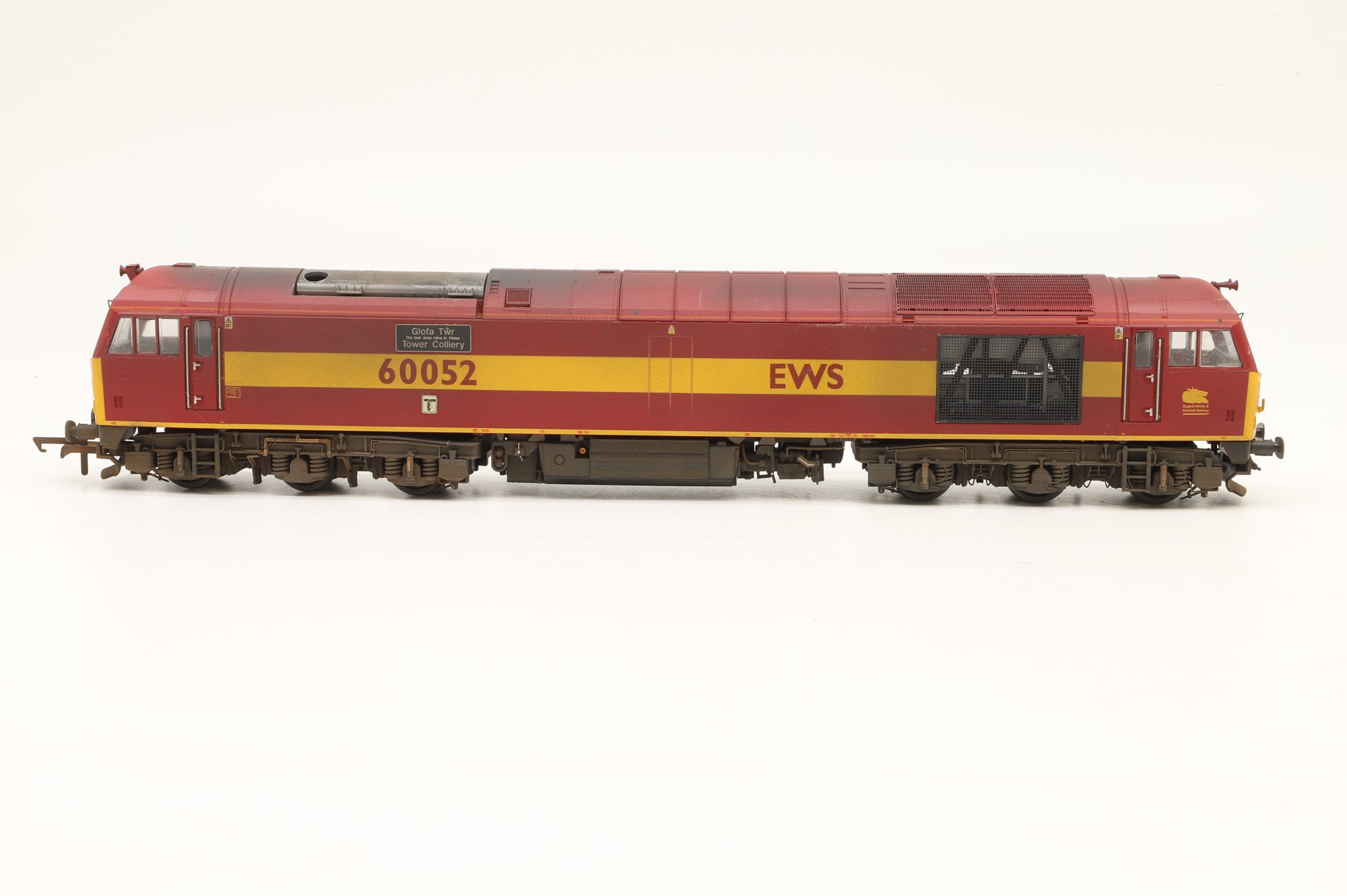 Accurascale OO Class 60 60052 'Glofa Tŵr - Tower Colliery' in EWS Livery – Renamed/Renumbered & Weathered