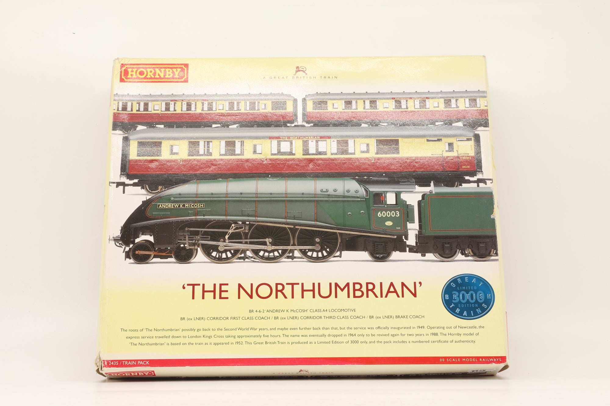 Hornby OO R2435 'The Northumbrian' Great British Train Pack, Limited Edition 52/3000