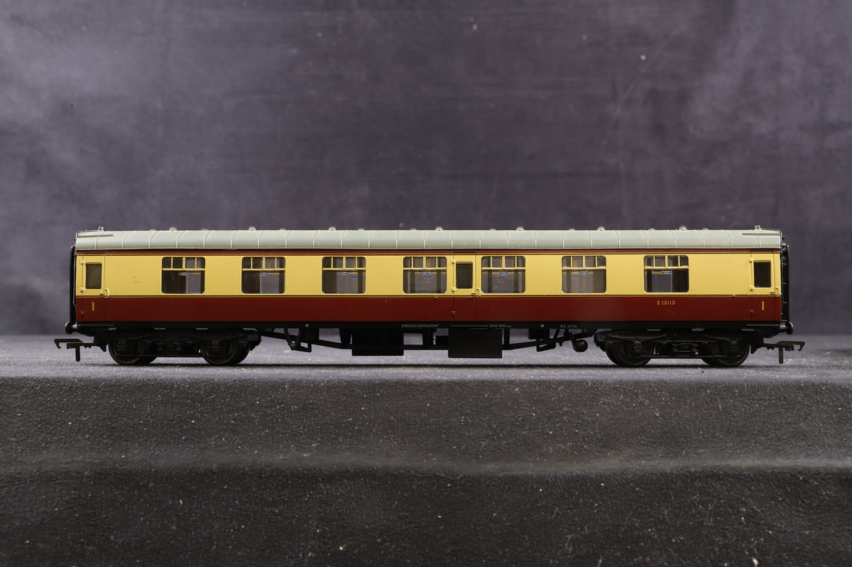 Bachmann OO Rake Of 4 Mk1 BR Crimson &amp; Cream Coaches