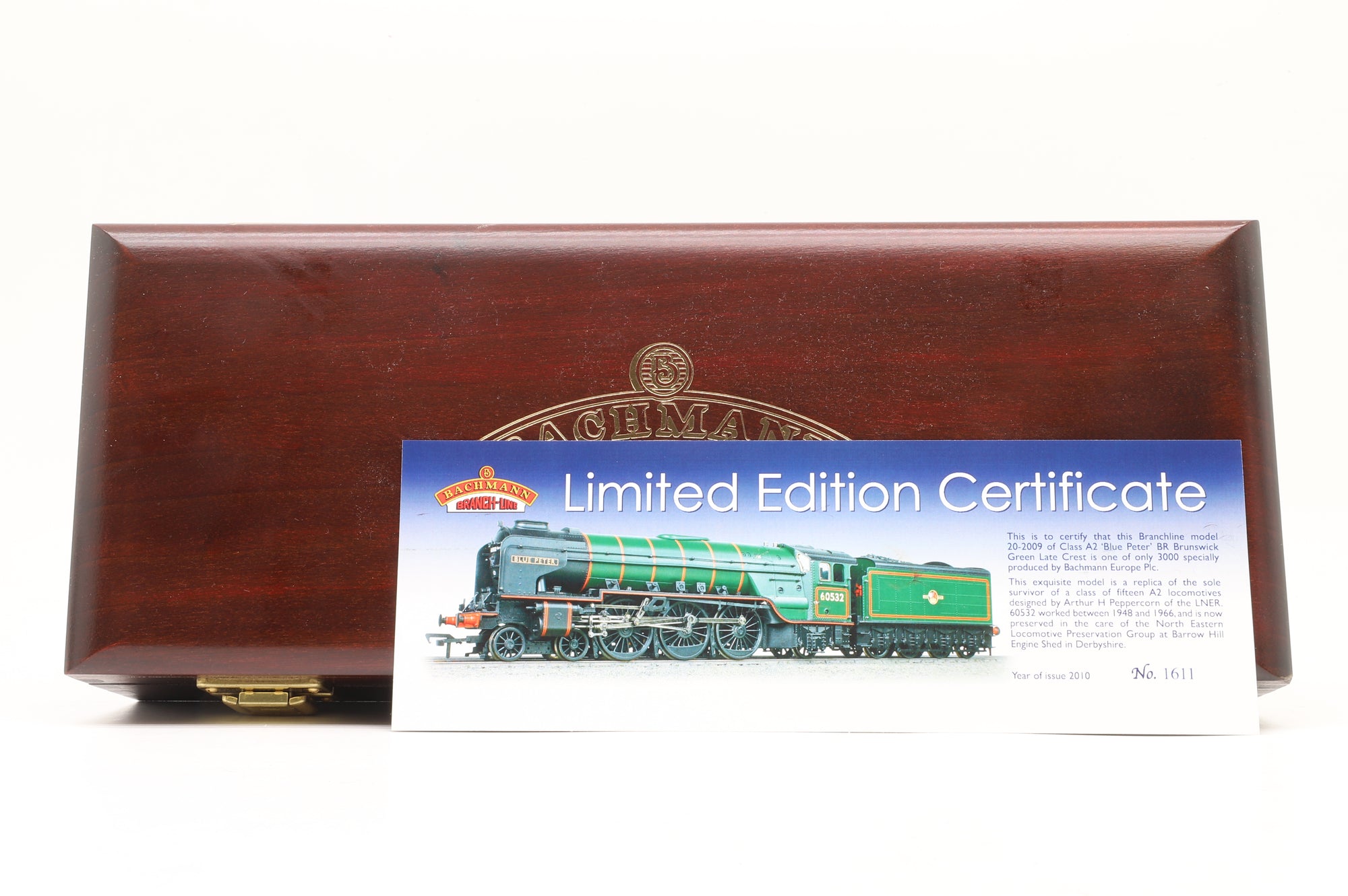 Bachmann OO 20-2009 Class A2 60532 'Blue Peter' in BR Green L/C