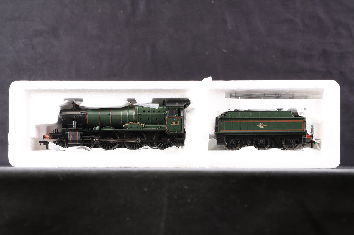 Bachmann OO 31-300 Manor Class &#39;7816&#39; &#39;Frilsham Manor&#39; BR Green L/C Ltd Ed 171/ 500