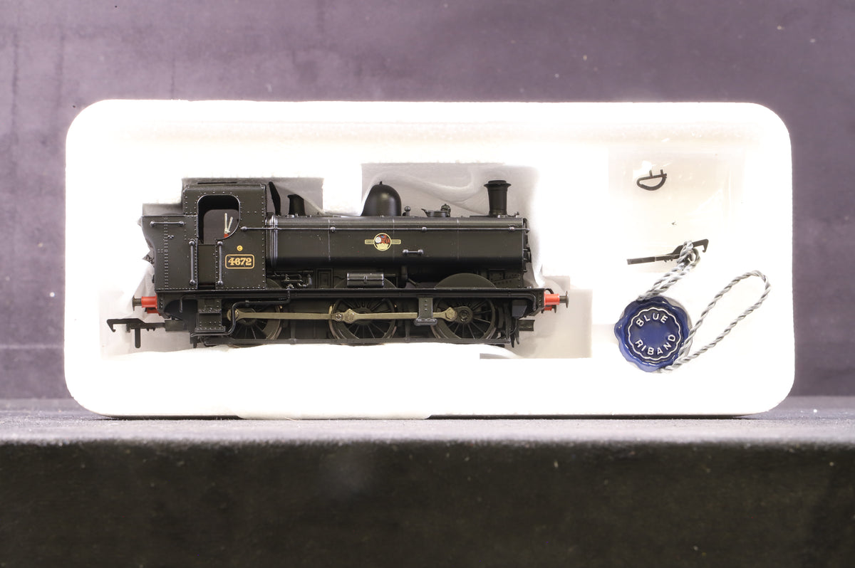 Bachmann OO 32-202 8750 Pannier Tank &#39;4672&#39; BR Black L/C