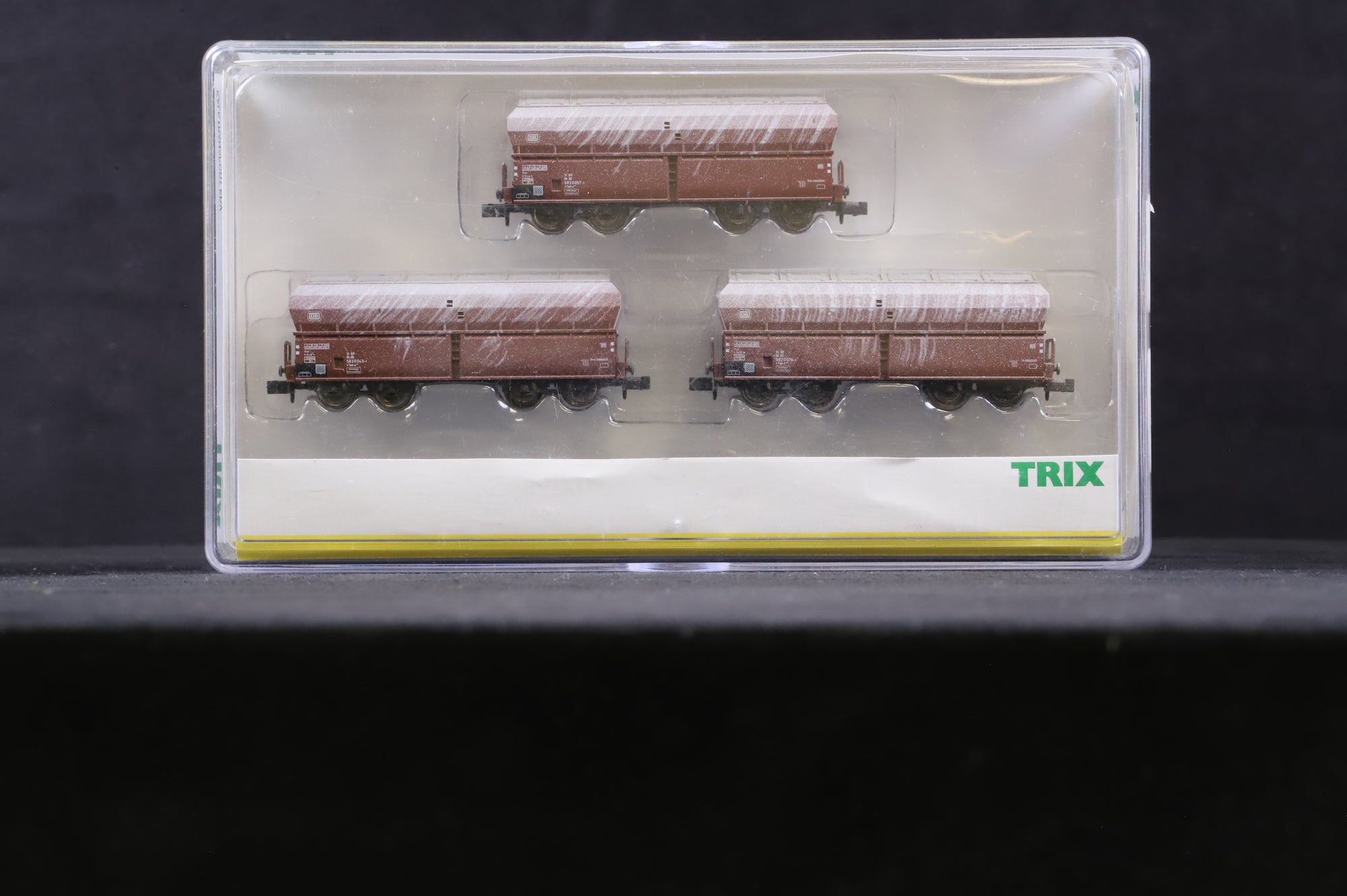 Trix N 15261 Pack Of 3 DB Hopper Wagons Weathered