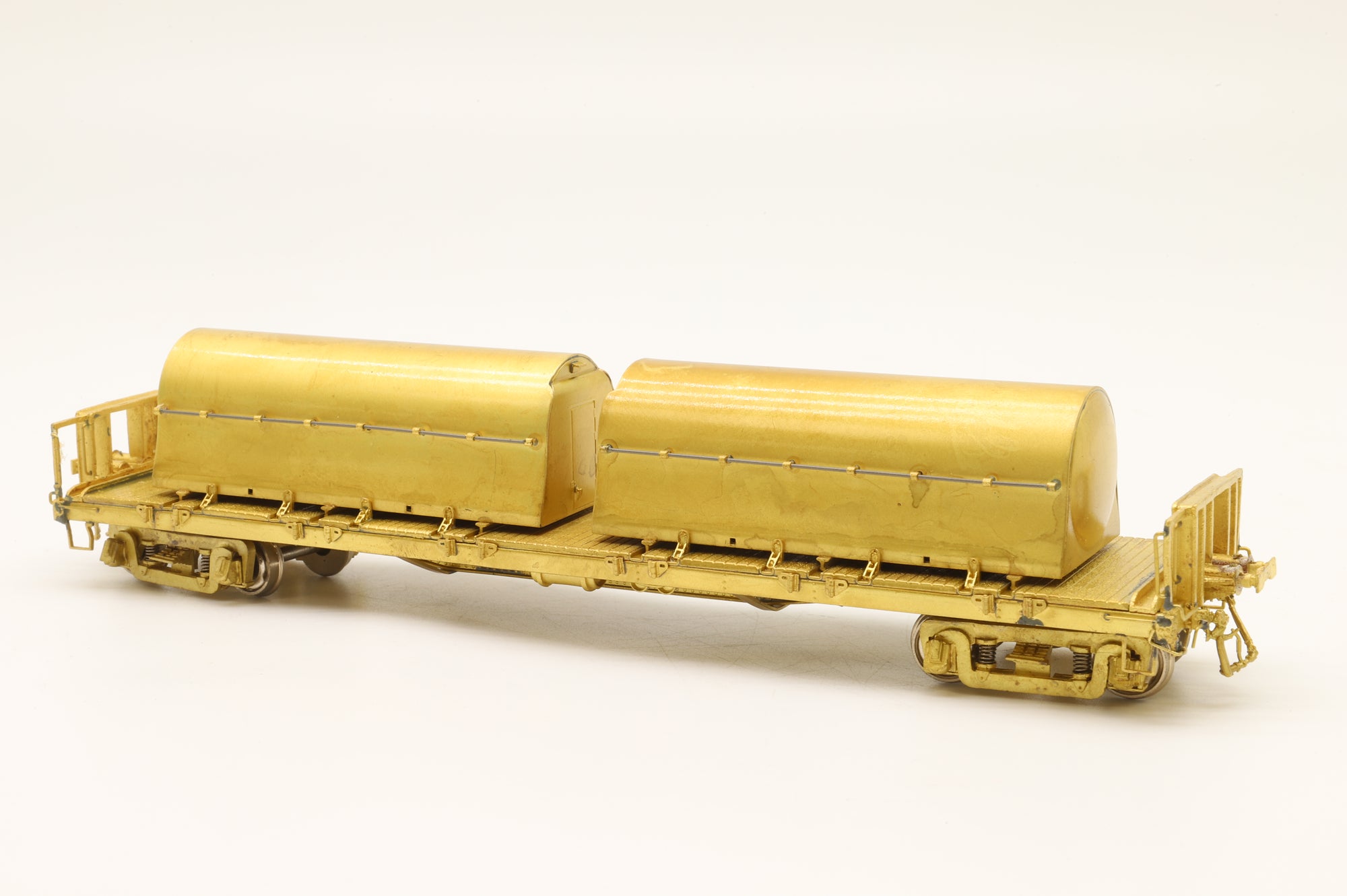 Overland Models HO Brass 3001 NA PD3000 Covered Hopper Unpainted