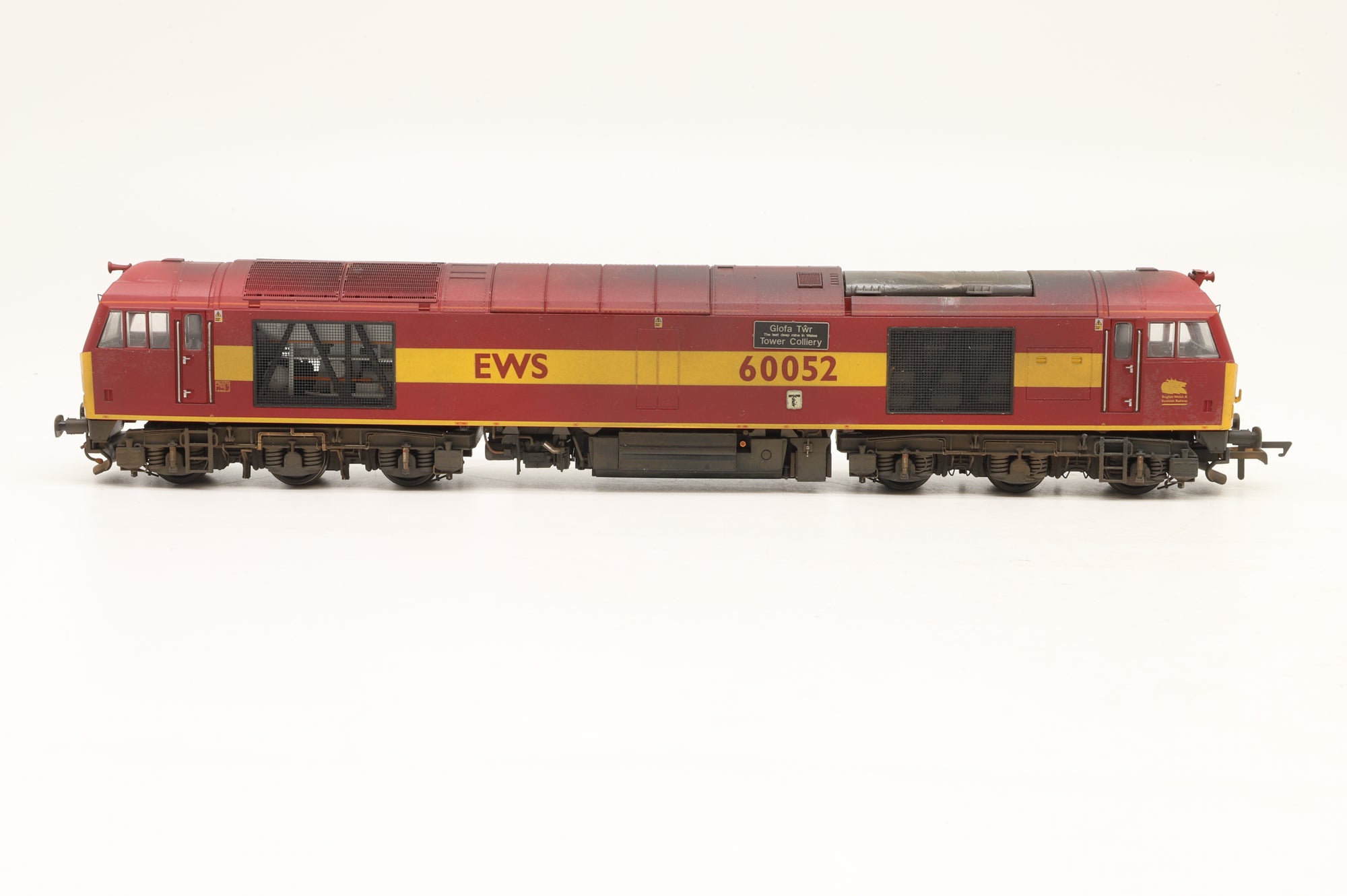 Accurascale OO Class 60 60052 'Glofa Tŵr - Tower Colliery' in EWS Livery – Renamed/Renumbered & Weathered