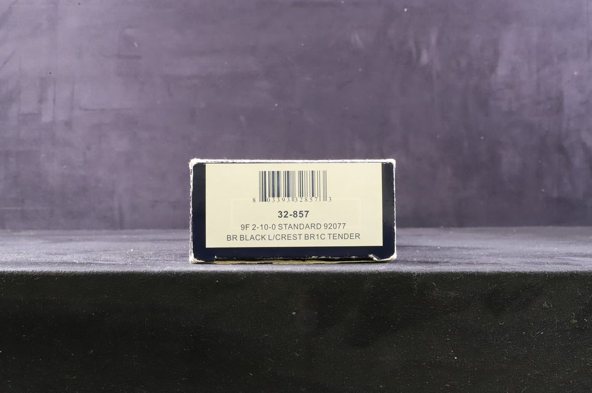 Bachmann OO 32-857 9F 2-10-0 Standard Class &#39;92077&#39; BR Black L/C BR1C Tender