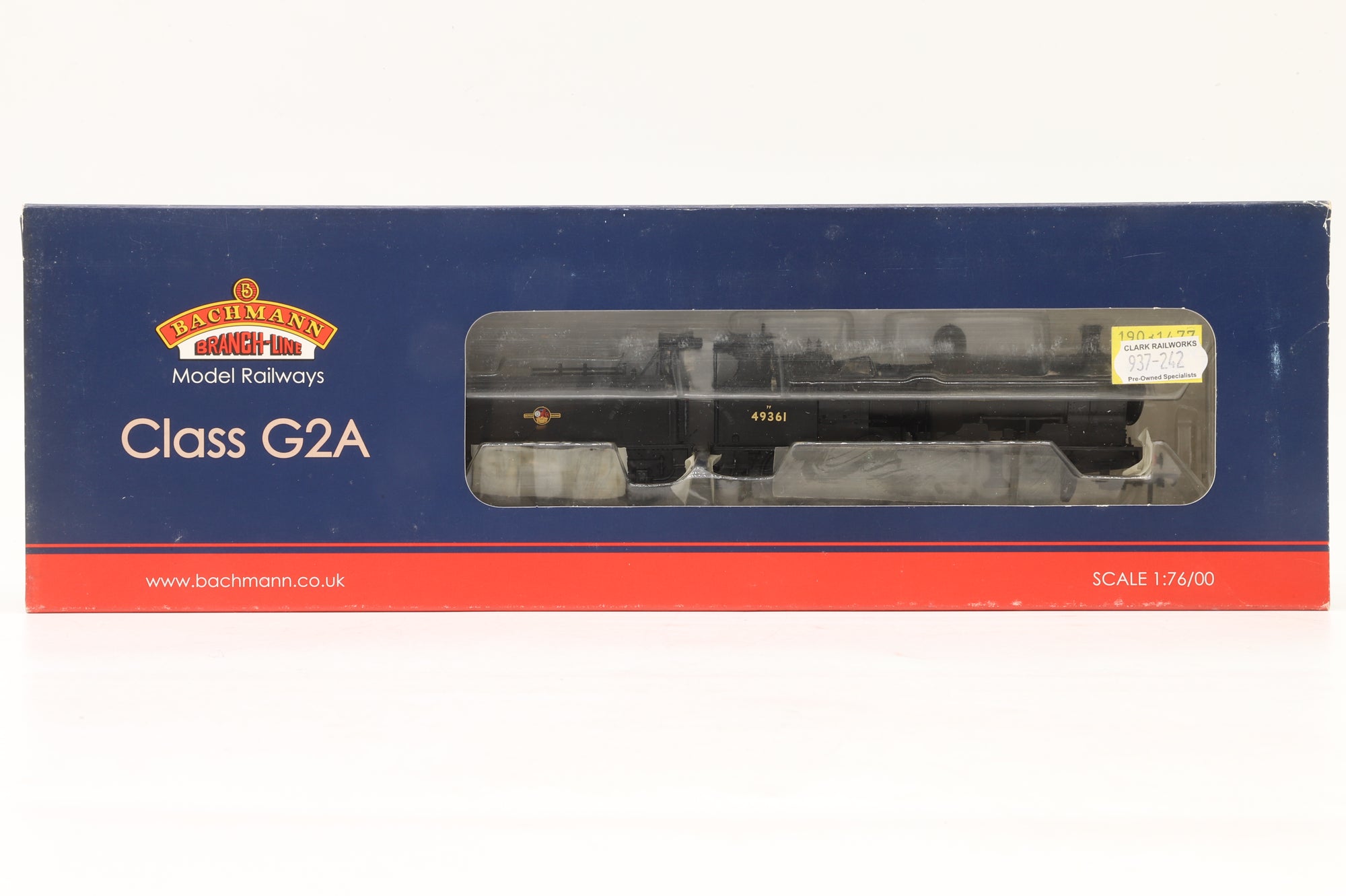 Bachmann OO 31-477DC Class G2A 49361 in BR Black L/C w/ Tender Back Cab